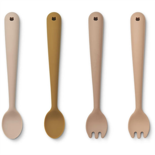 Liewood Shea Feeding Set 4-Pack Rose Multi Mix