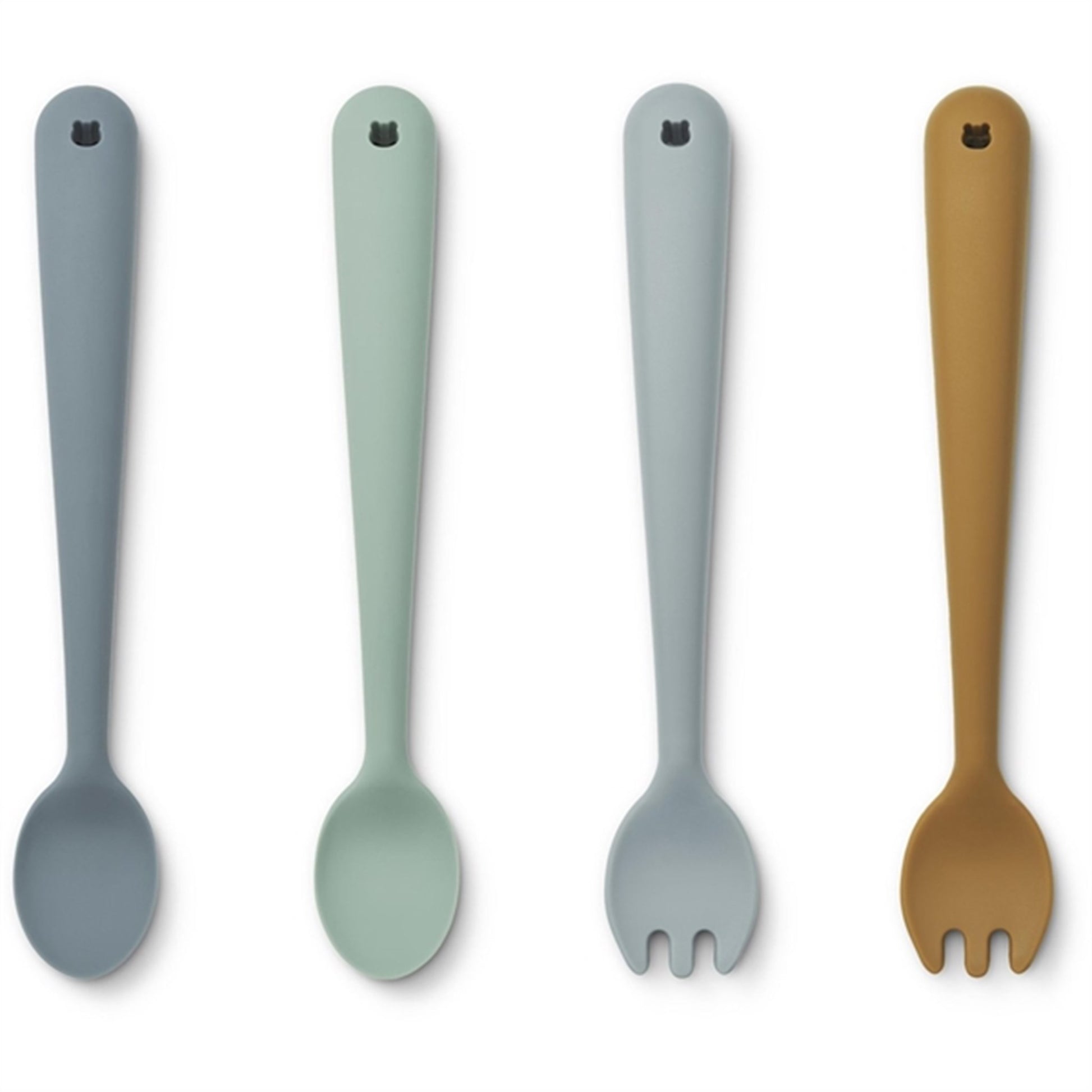 Liewood Shea Feeding Set 4-Pack Whale Blue Multi Mix