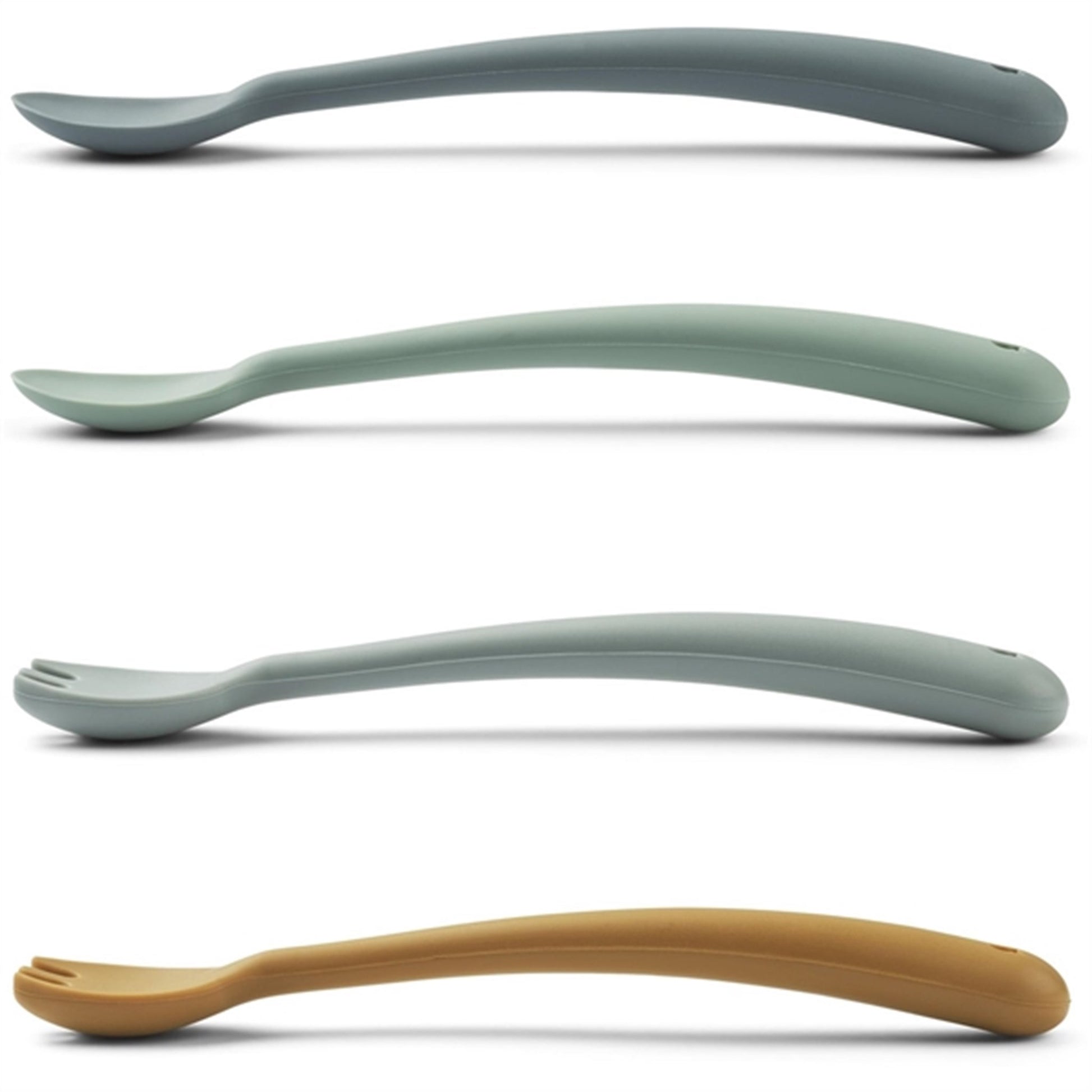 Liewood Shea Feeding Set 4-Pack Whale Blue Multi Mix