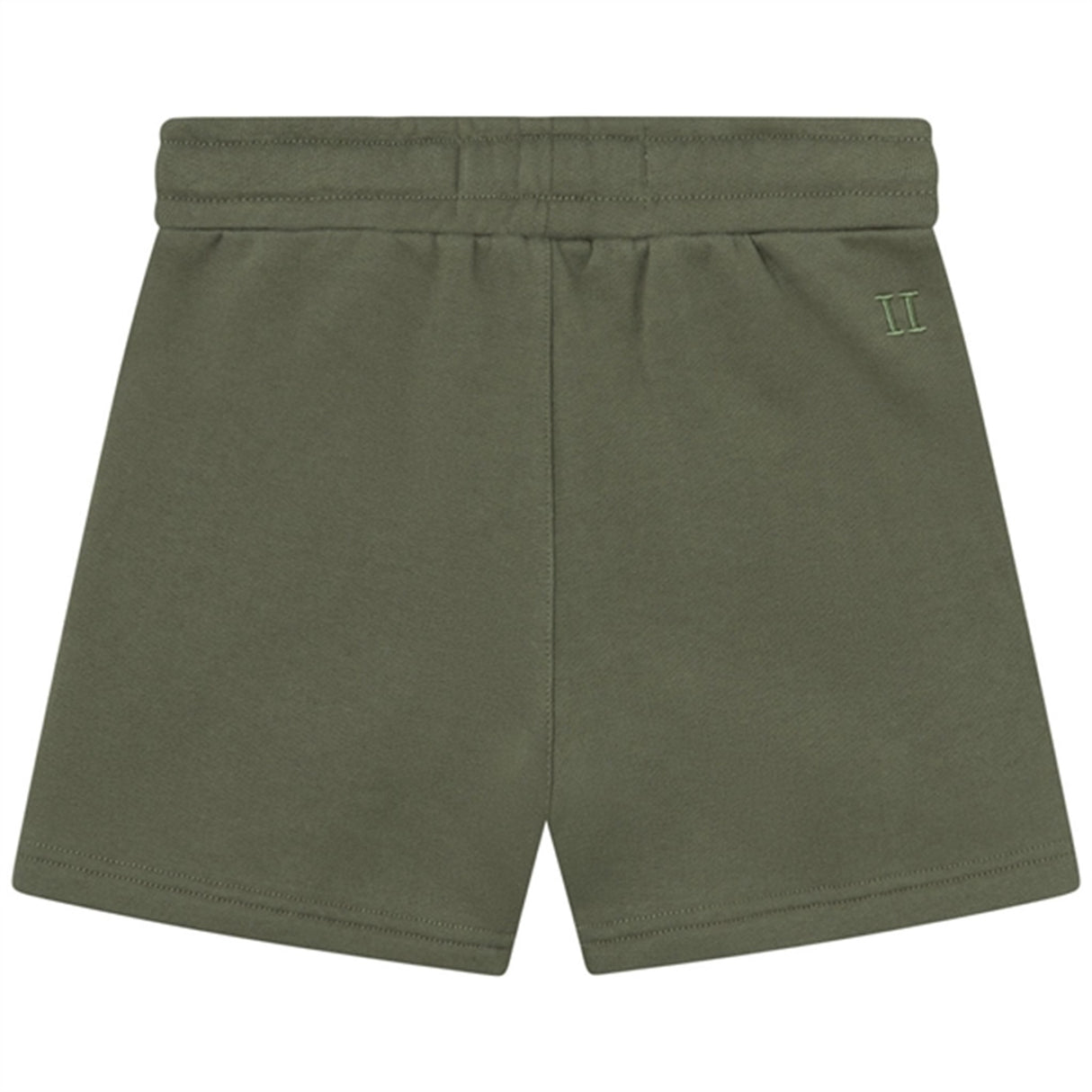 Les Deux Kids Olive Night/Ivory Lens Sweatshorts