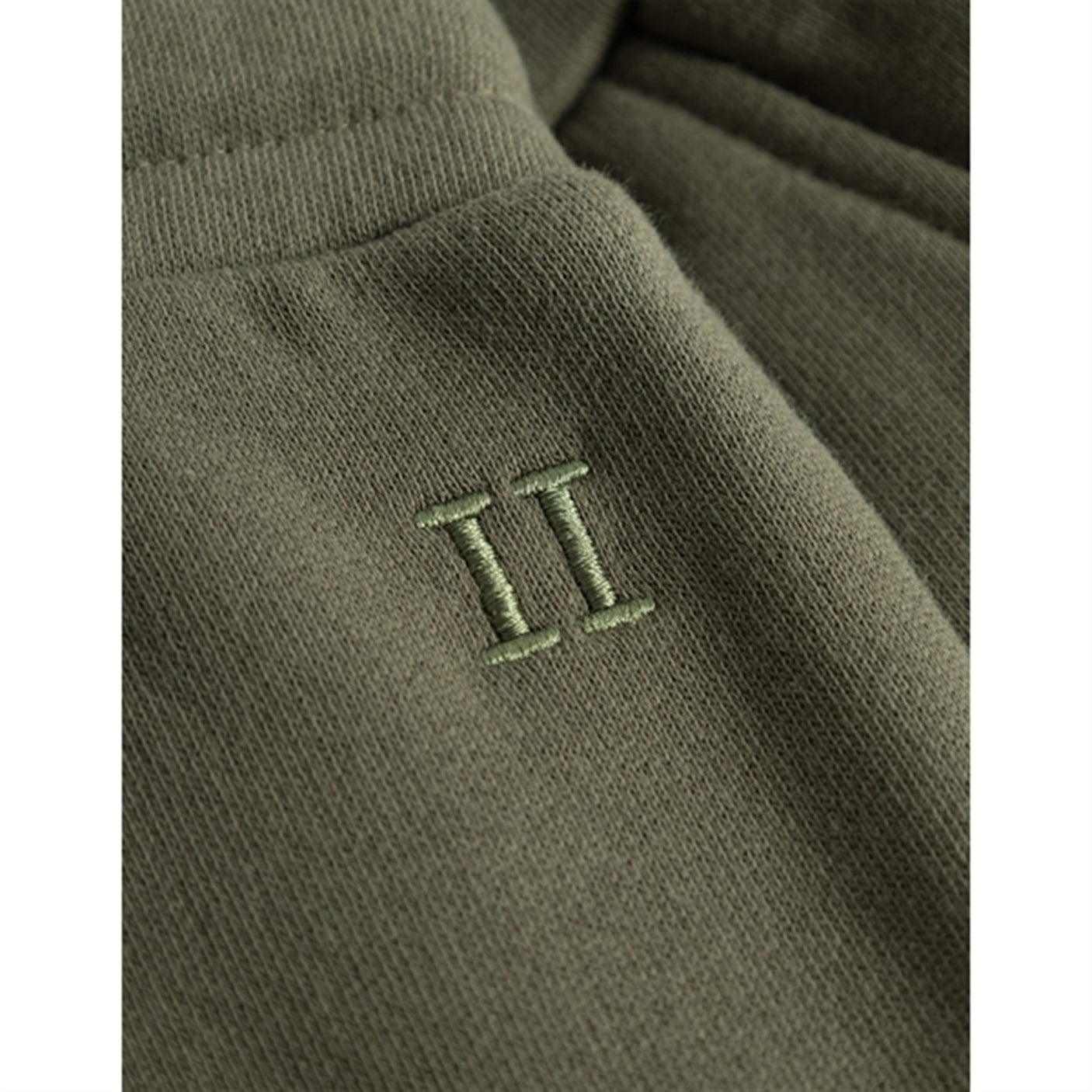 Les Deux Kids Olive Night/Ivory Lens Sweatshorts