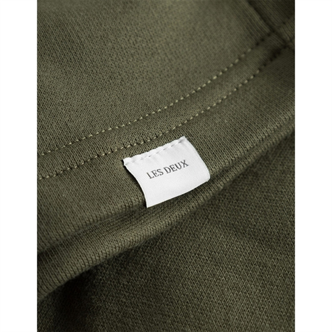 Les Deux Kids Olive Night/Ivory Lens Sweatshorts