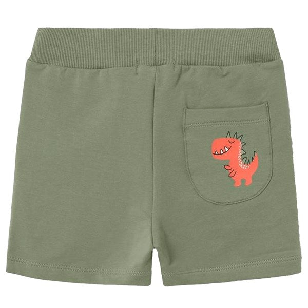Name it Oil Green Hiko Sweat Shorts