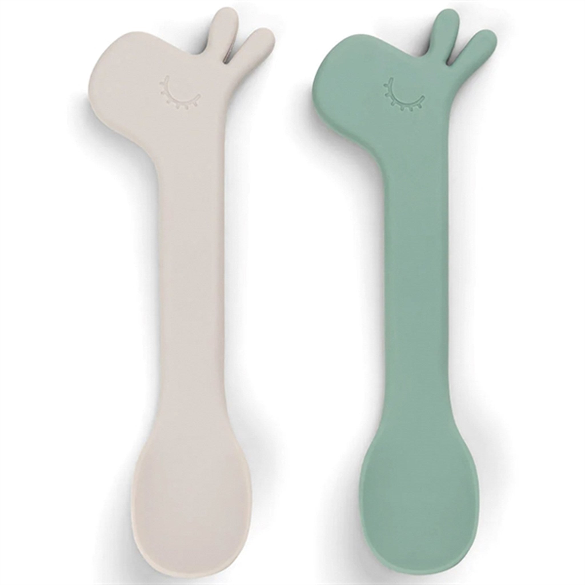 Done by Deer Silicone Spoon Lalee Green