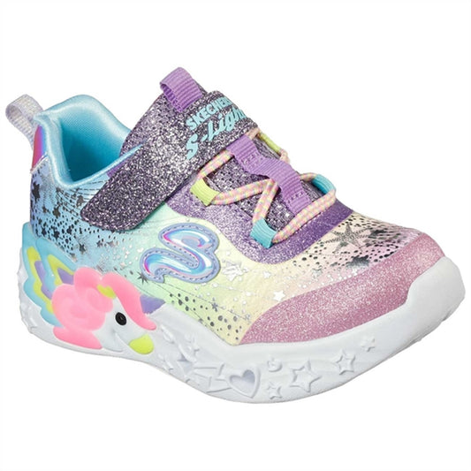 Skechers S-Lights Unicorn Charmer Sneakers Purple Multi
