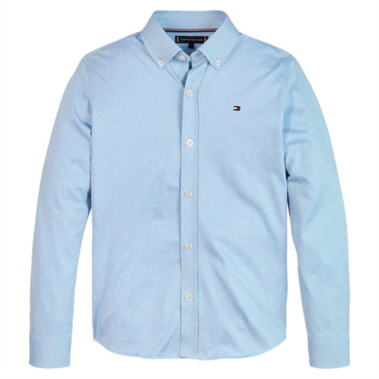 Tommy Hilfiger Str. Jersey Mini AOP Shirt Calm Blue