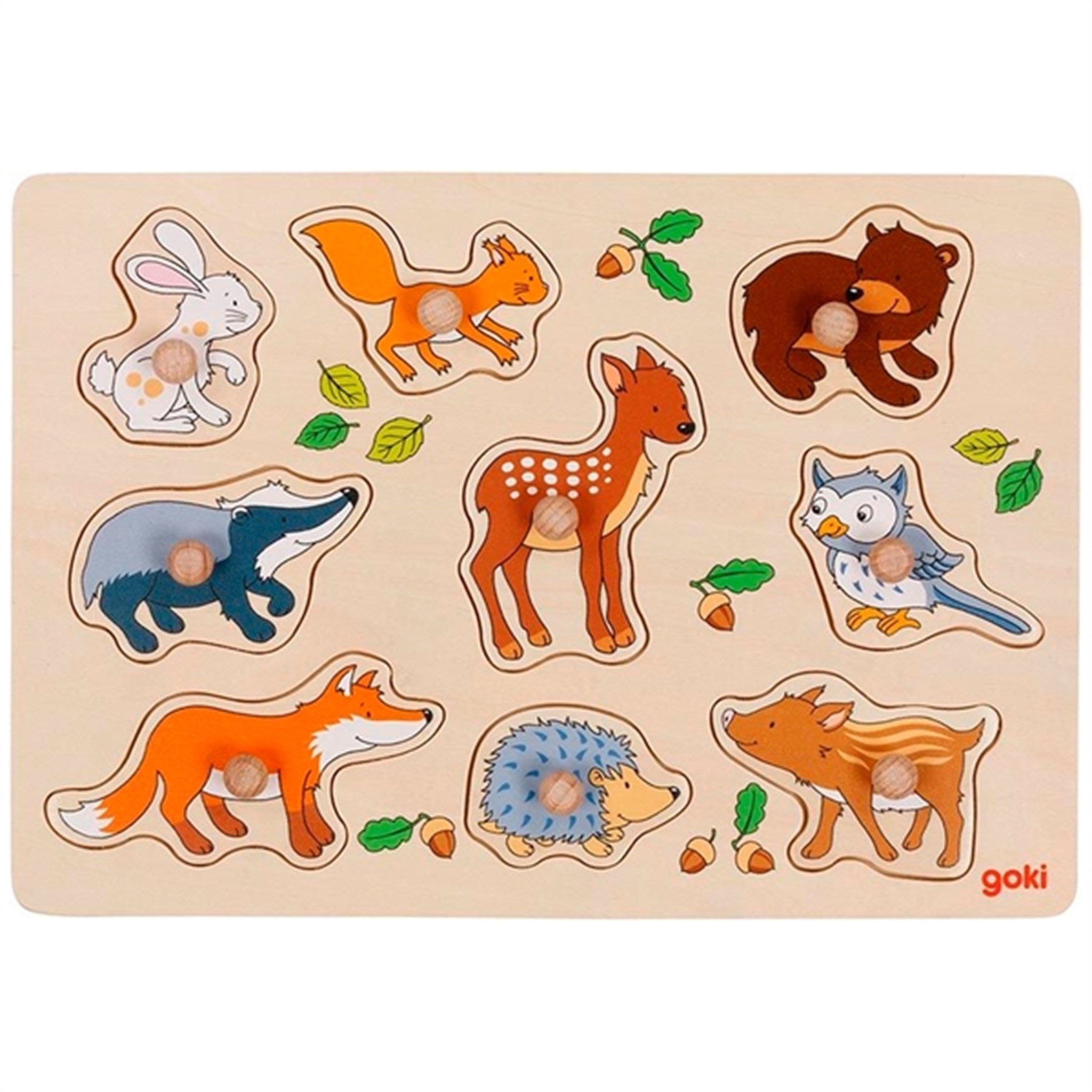 Goki Puzzle - Forest Animals