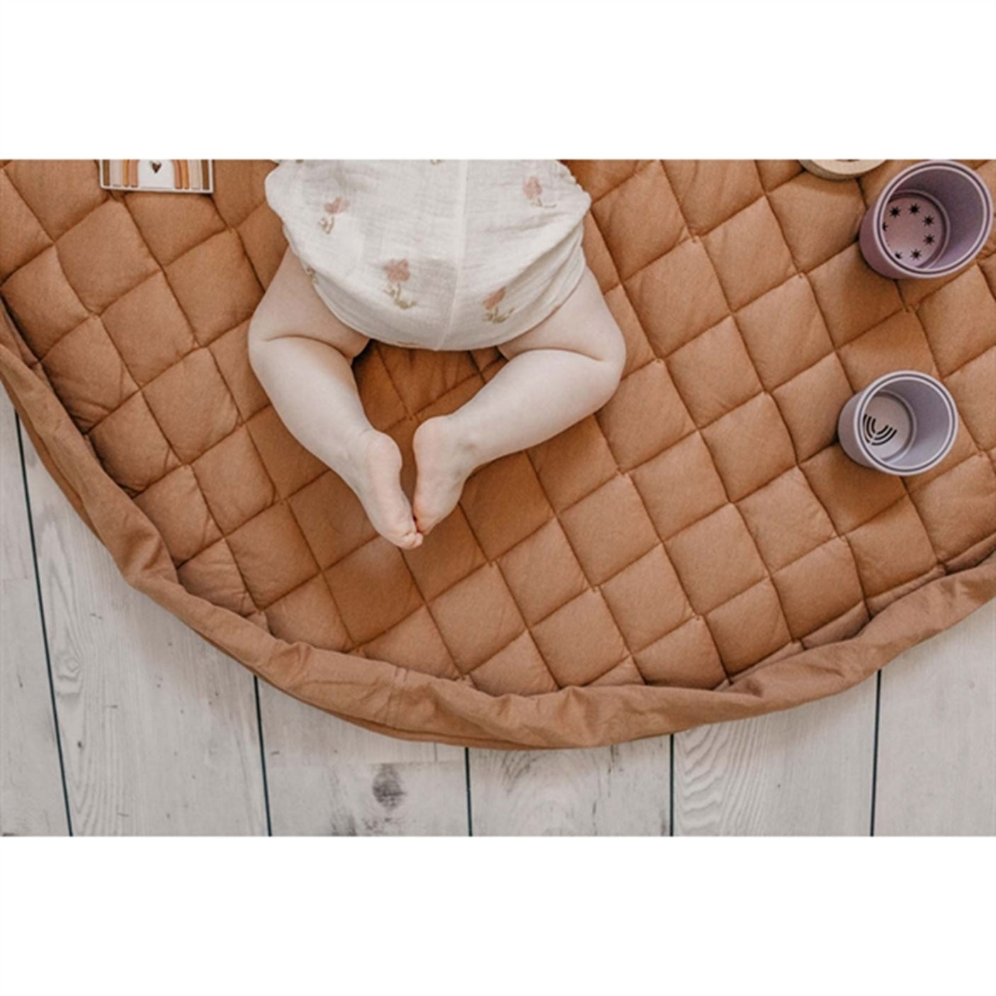 Play&Go 2-in-1 Play Mat Soft Organic Tawny Brown