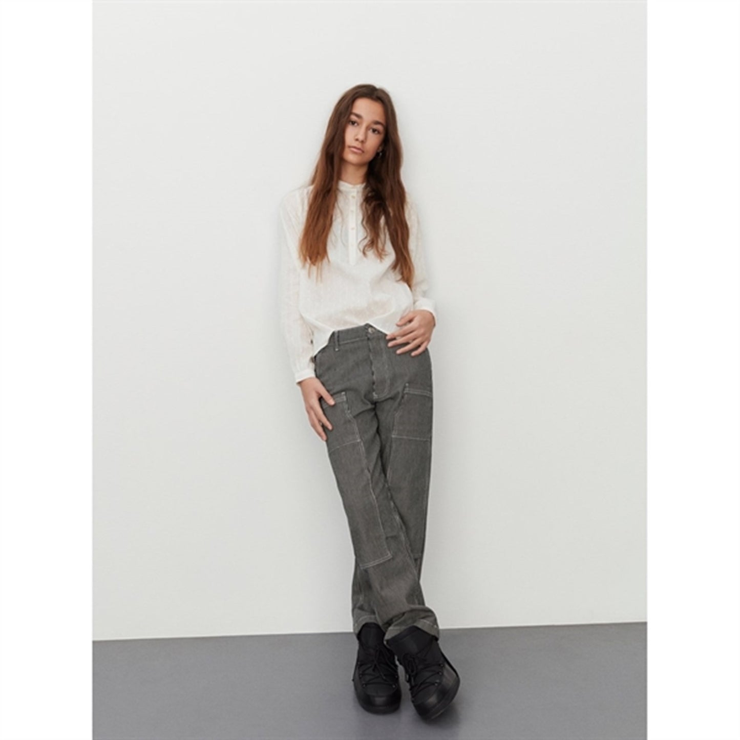 Sofie Schnoor Dark Denim Blue Pants
