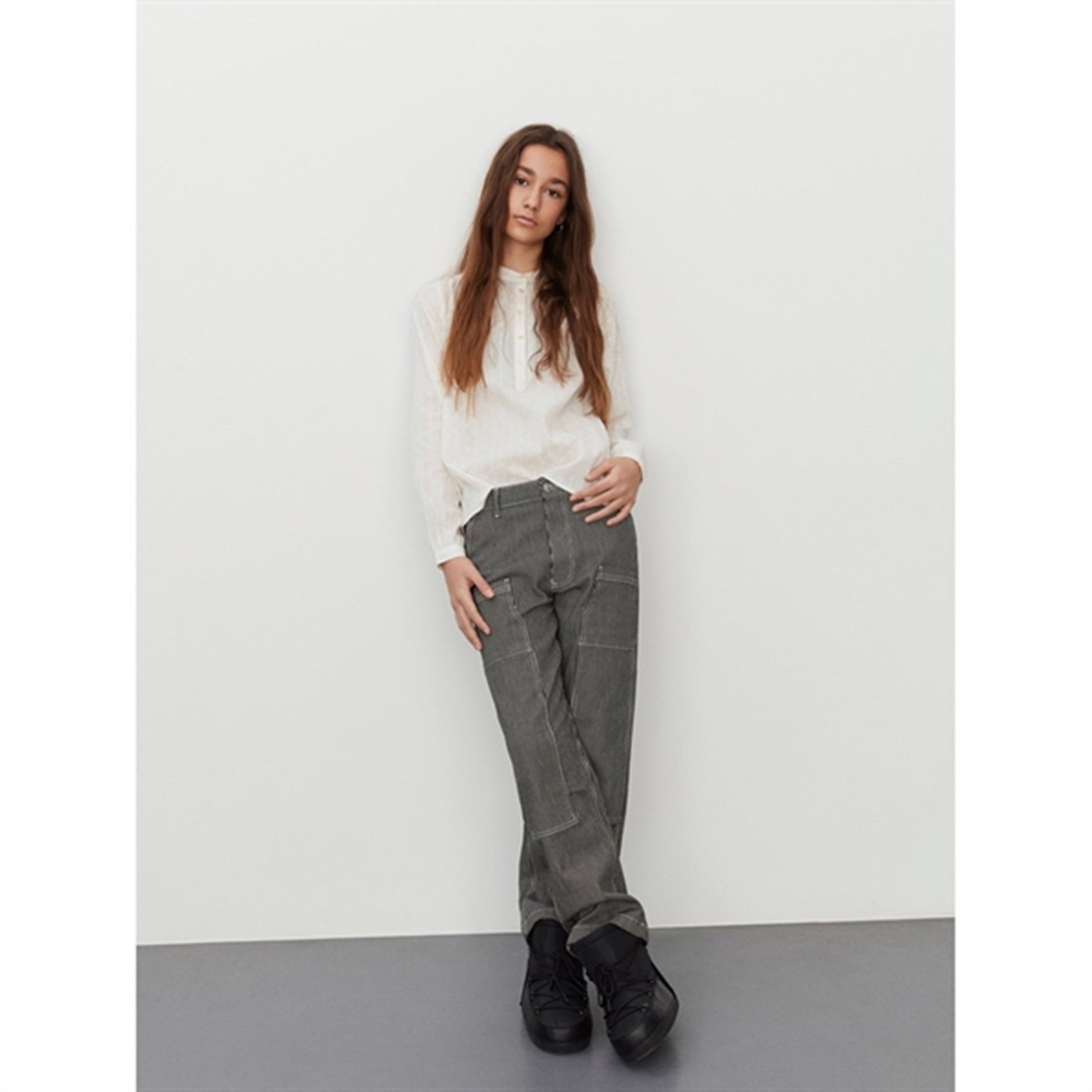 Sofie Schnoor Dark Denim Blue Pants