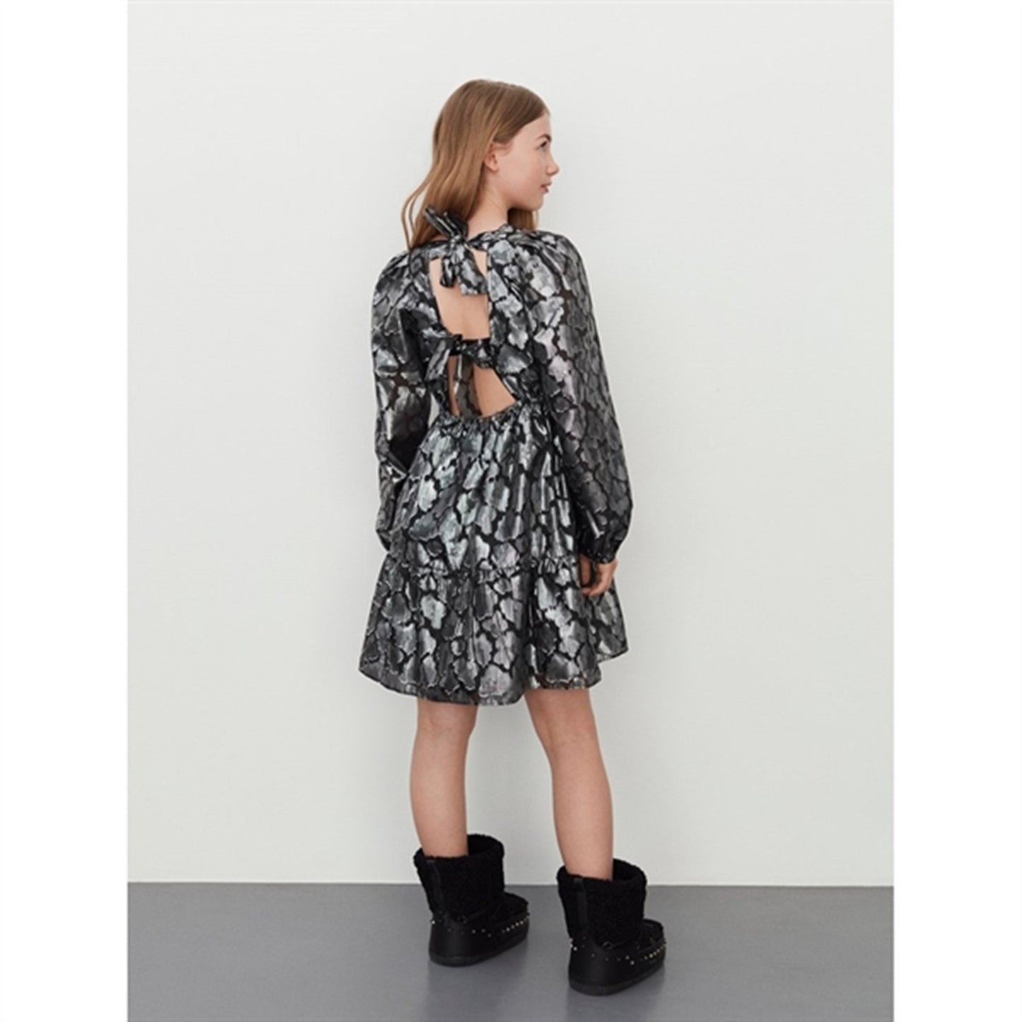 Sofie Schnoor Black W Silver Dress