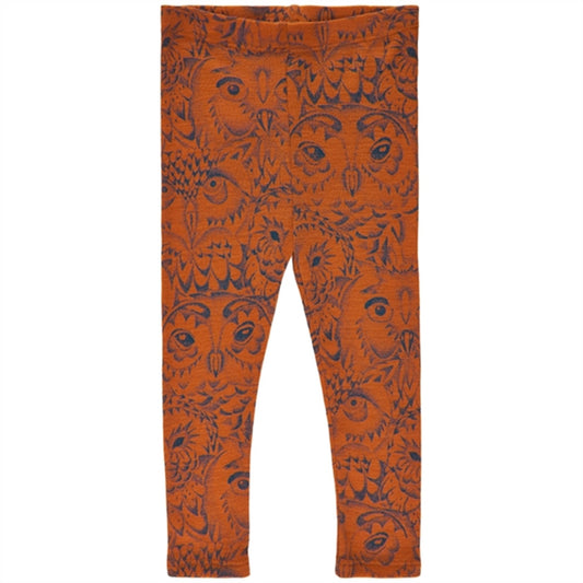 Soft Gallery Glazed Ginger Hello Owl Paula Wool Leggings