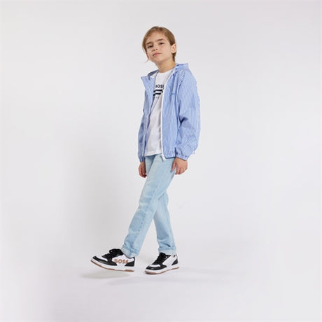 Hugo Boss Pale Blue Hooded Jacket