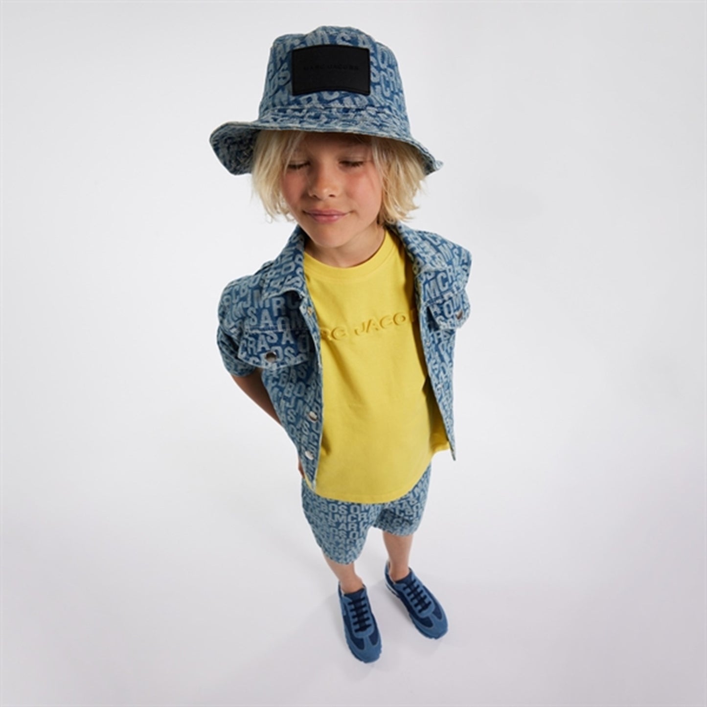 Little Marc Jacobs Denim Blue Bucket Hat