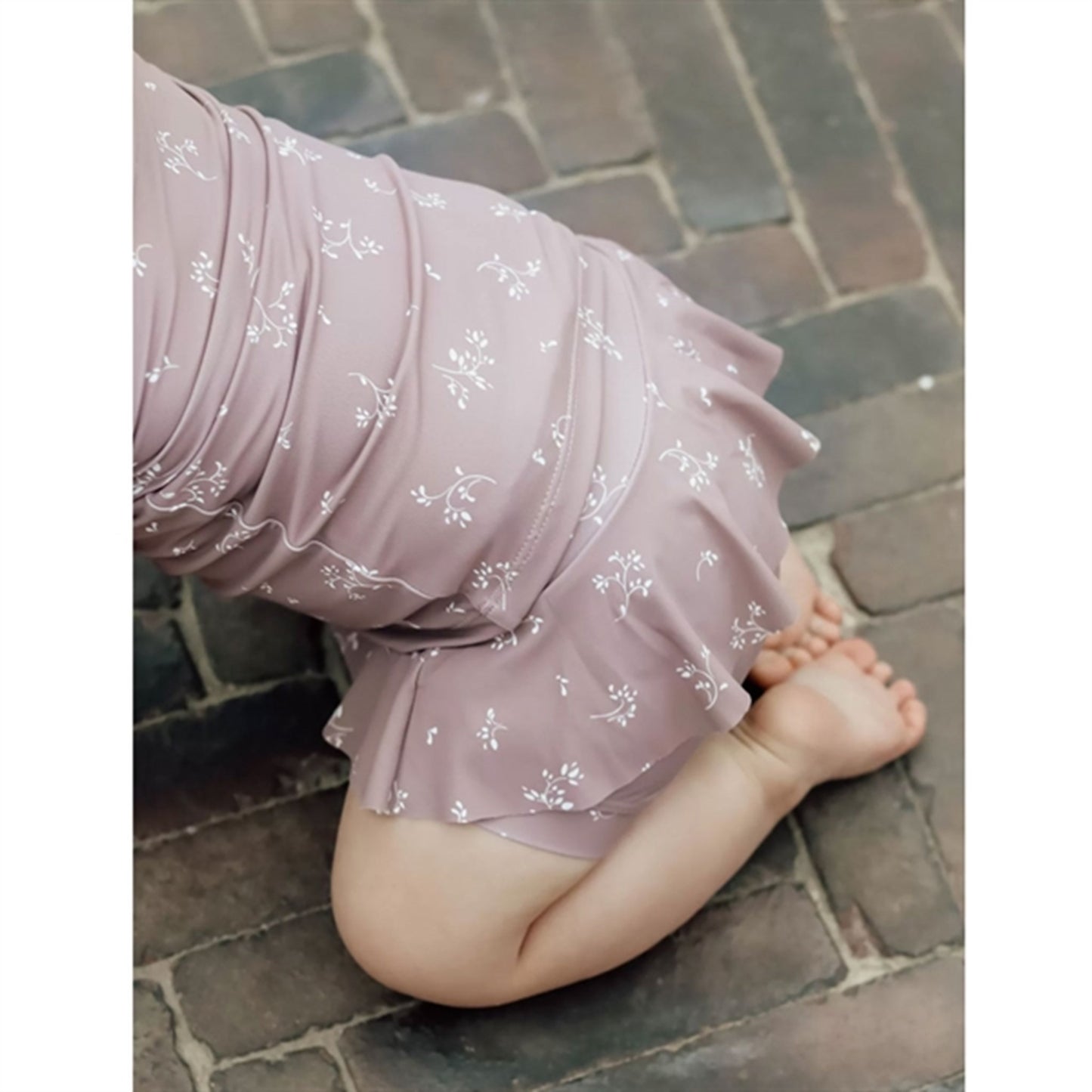 That's Mine Secret Garden Cocoa Print Sasha Swim T-shirt