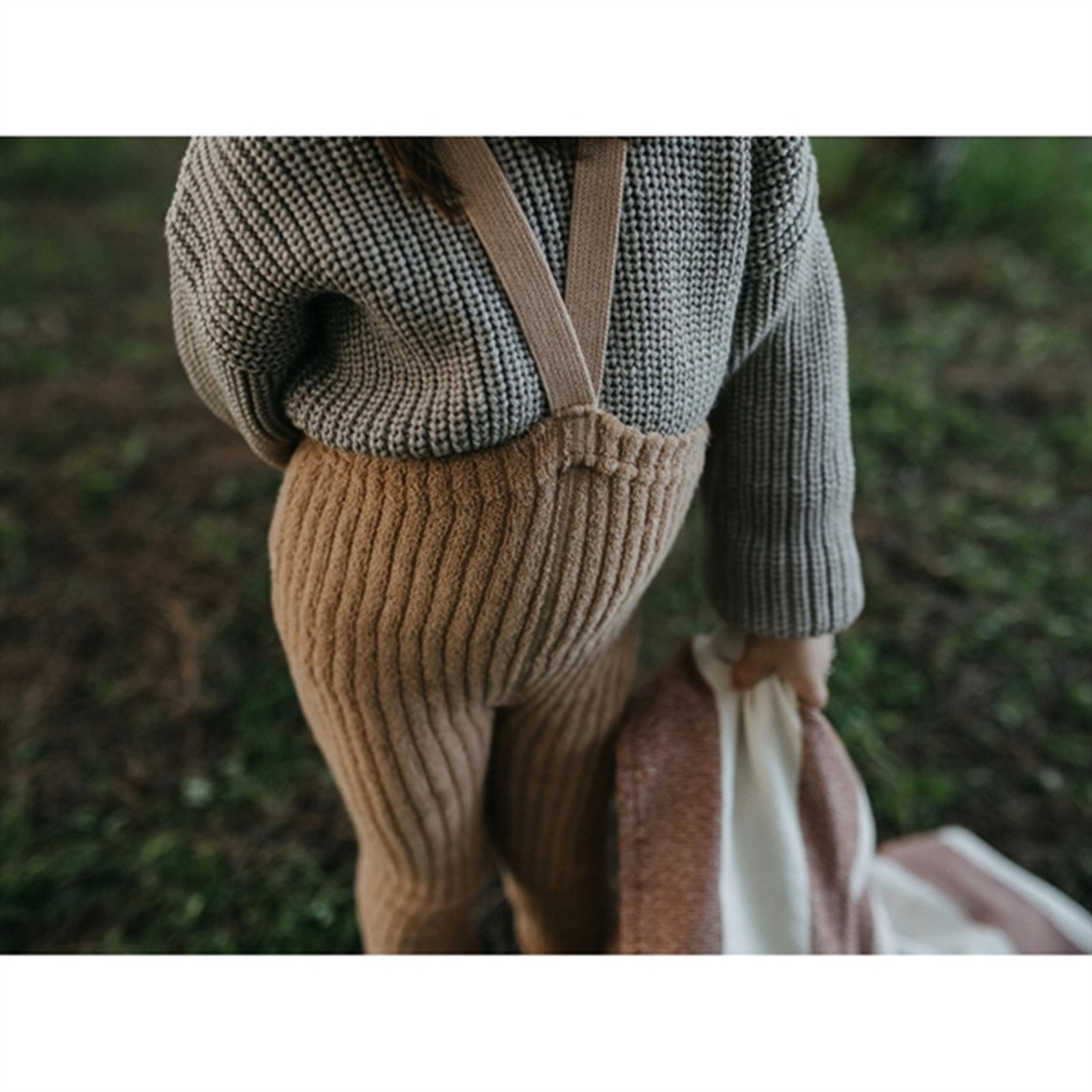 Silly Silas Granny Teddy Footless Light Brown