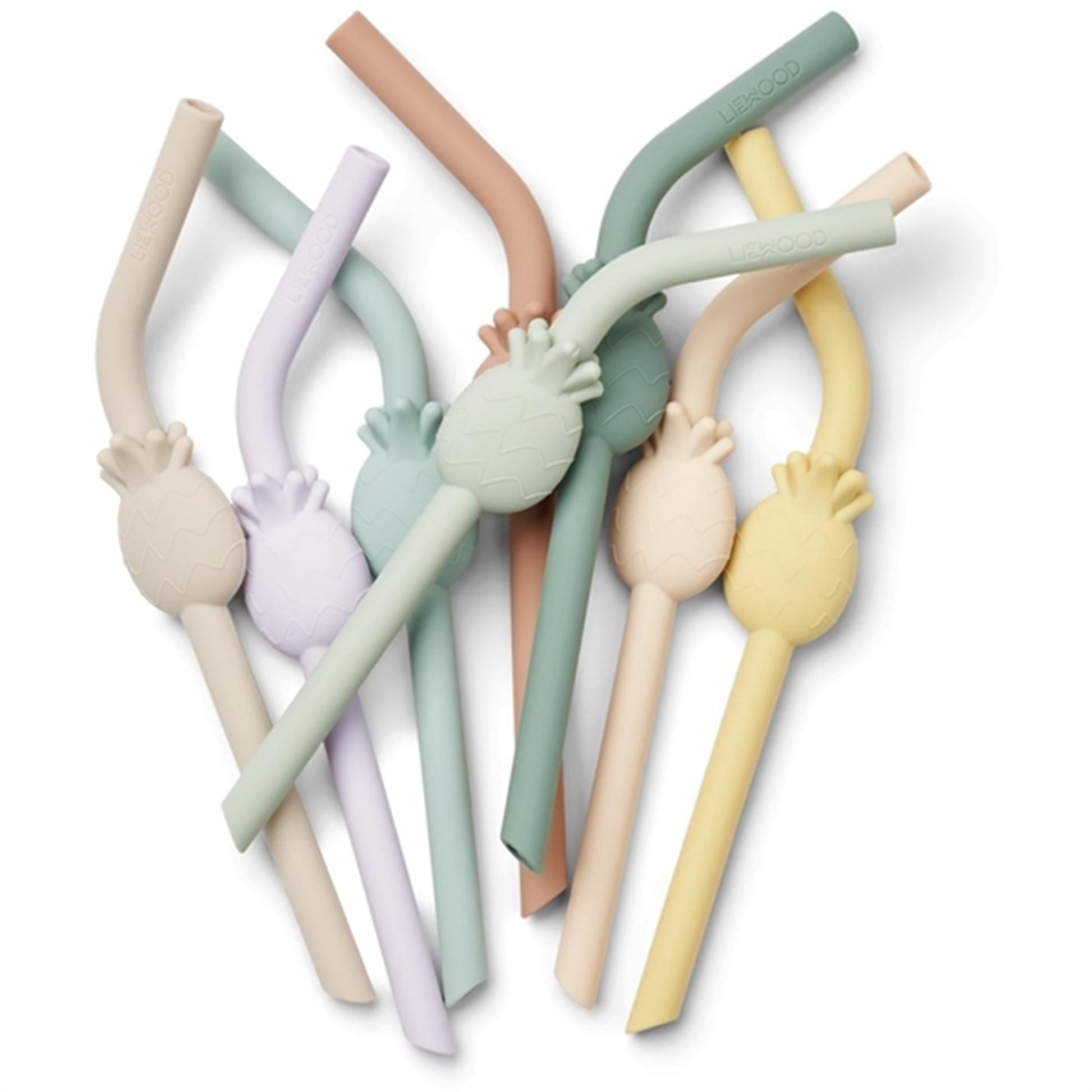 Liewood Billson Straw 8-Pack Pale Tuscany Multi Mix