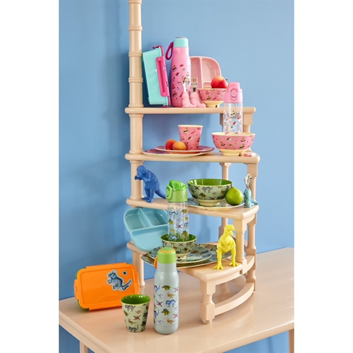 RICE Dinosaur Theme Stickers for Lunchbox