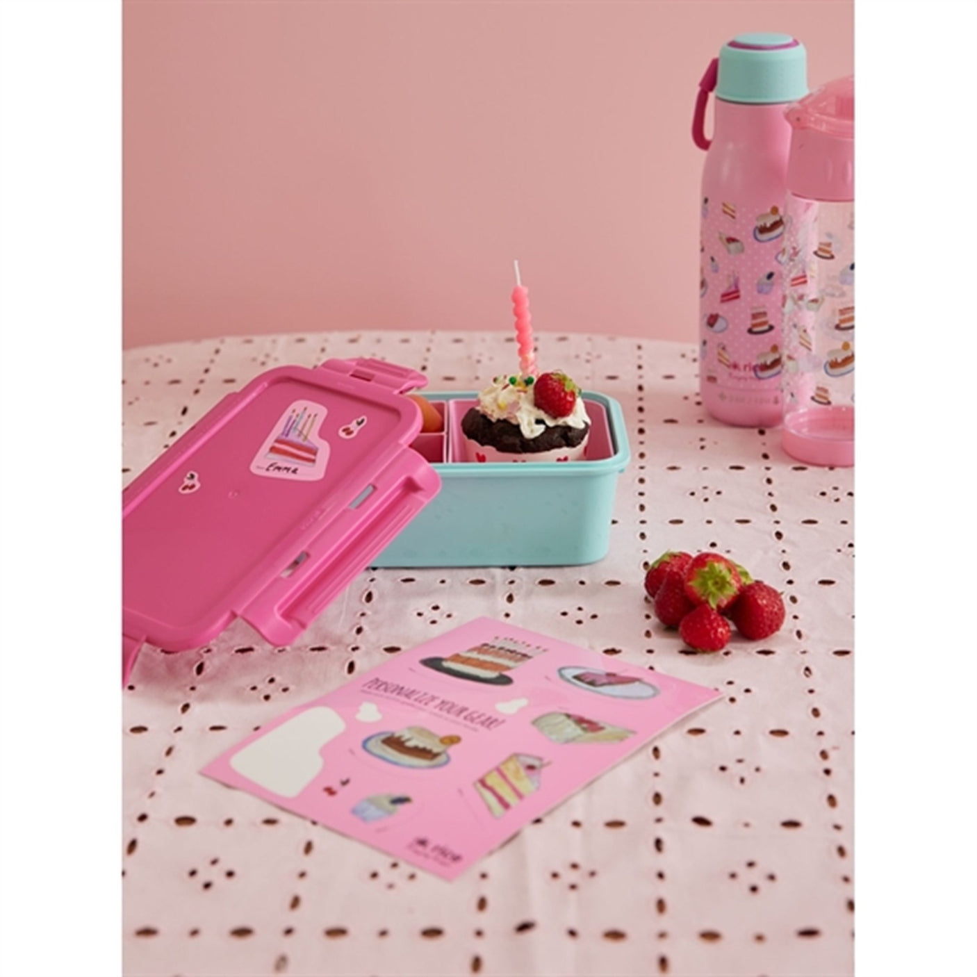 RICE Cake Theme Stickers for Lunchbox