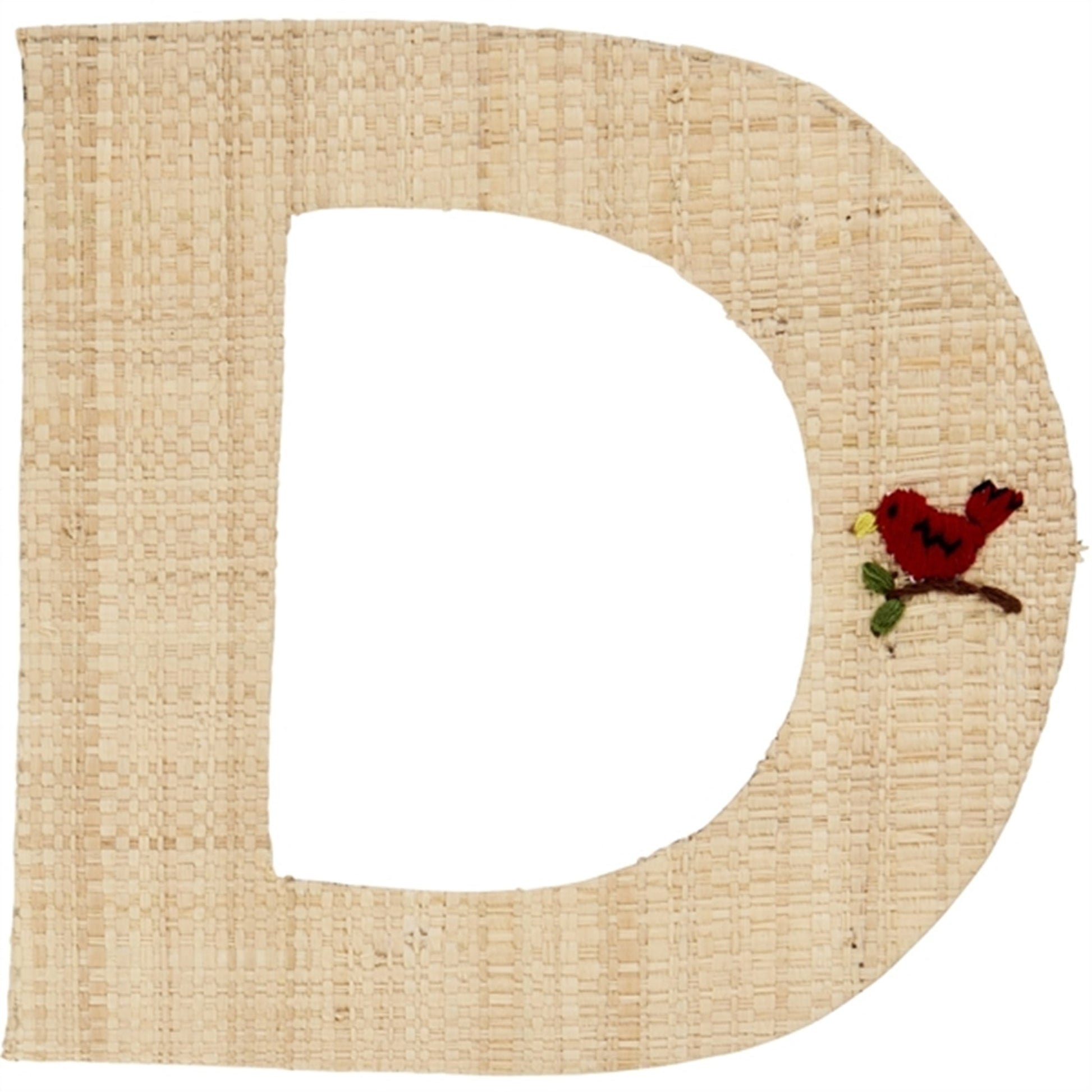 RICE Nature Raffie Sticker Letter Flowers & Animals