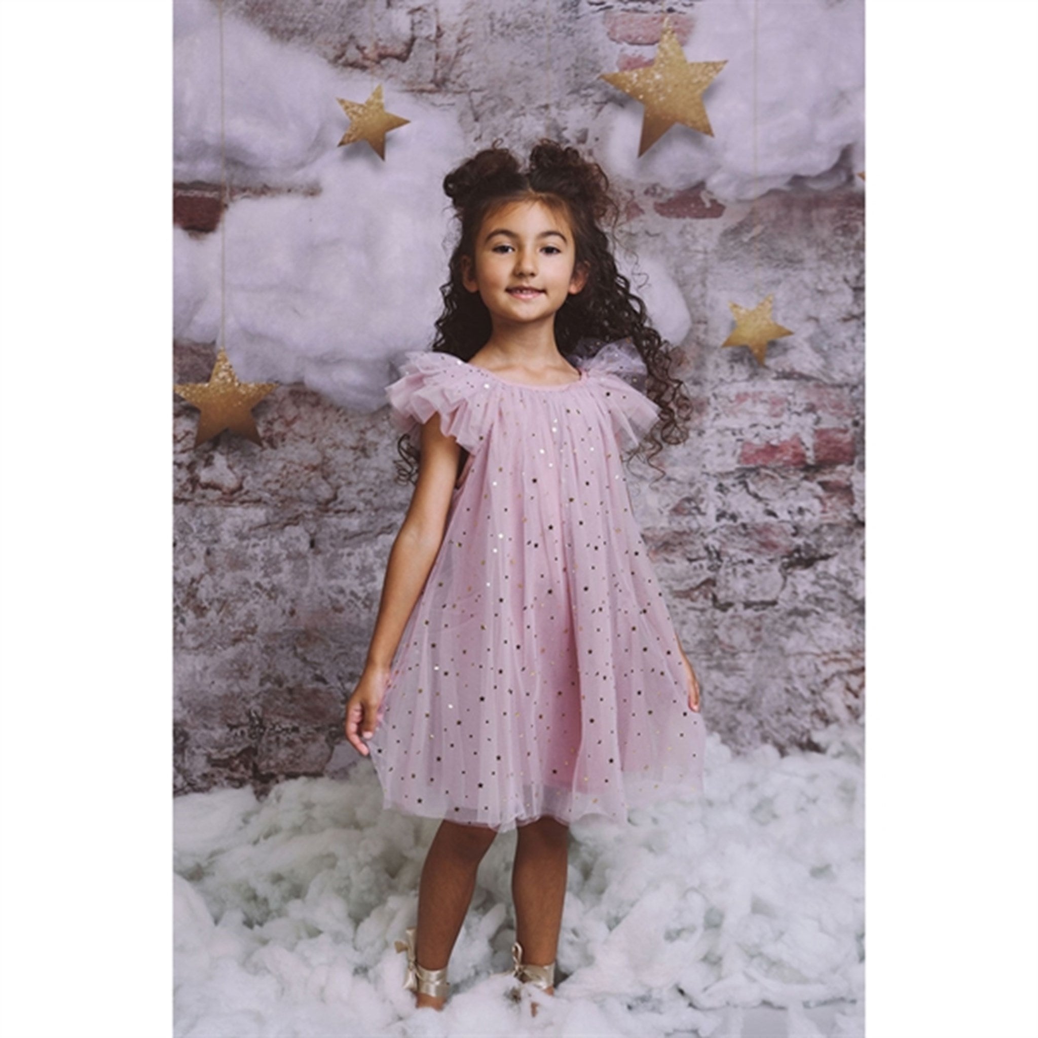 Dolly by Le Petit Tom Fairy Tulle Dress Dusty Violet 2