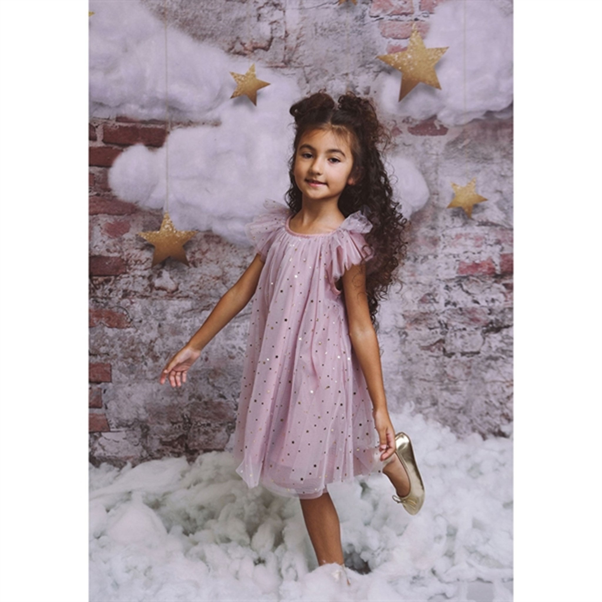 Dolly by Le Petit Tom Fairy Tulle Dress Dusty Violet 4