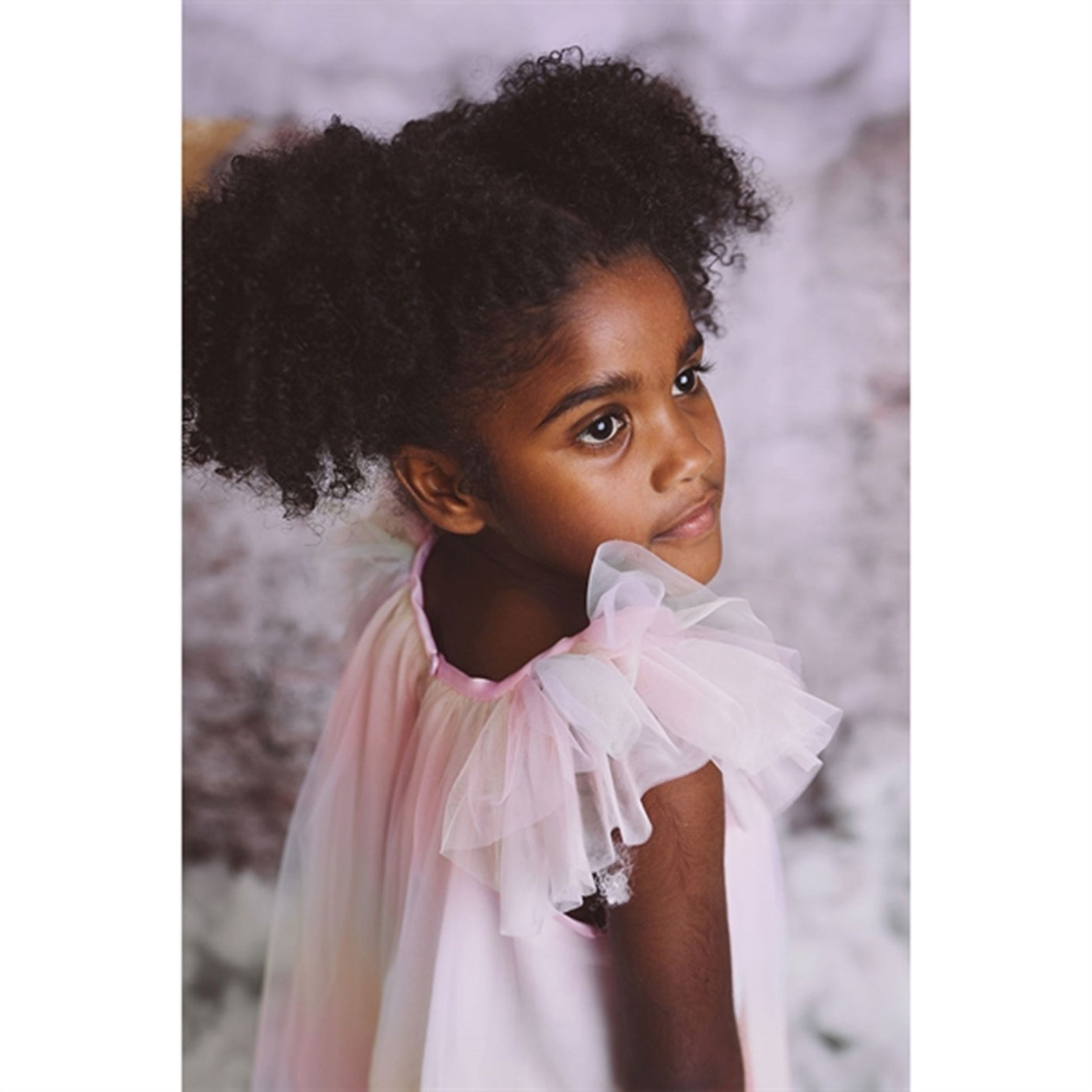 Dolly by Le Petit Tom Fairy Tulle Dress Rainbow