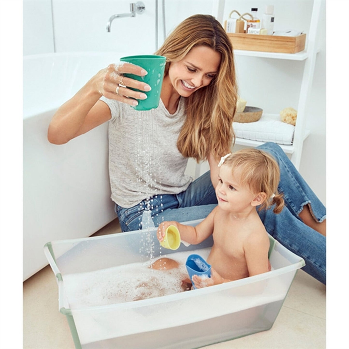 Stokke® Flexi Bath ® X-Large Transparent Blue 2