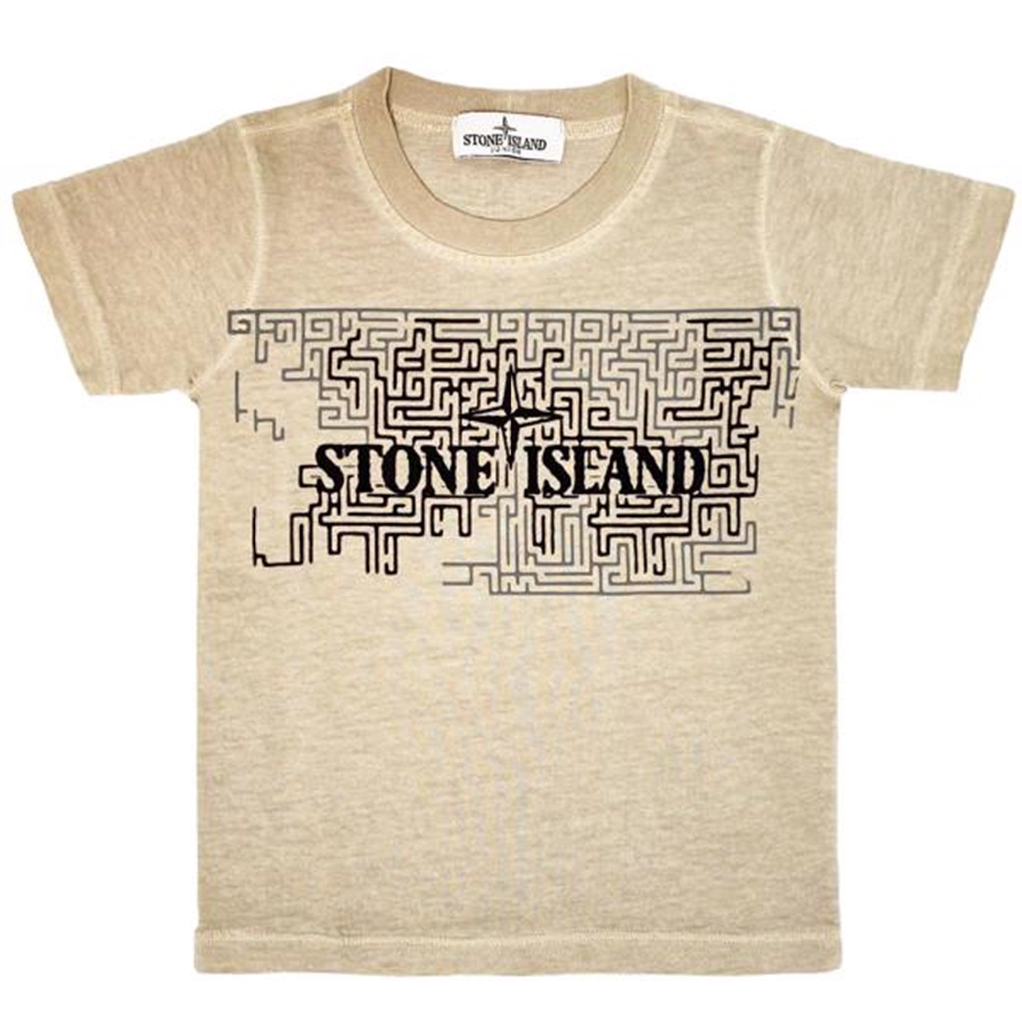 Stone Island Junior T-shirt Print Beige