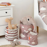 Done by Deer Storage Basket 3-pack Happy Clouds Powder