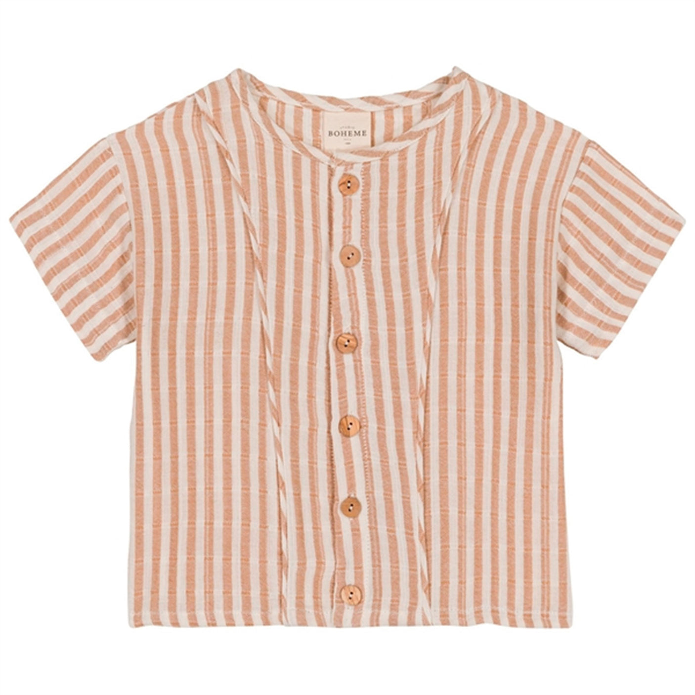 Studio Boheme Shirt Thelme Biscuit Stripes