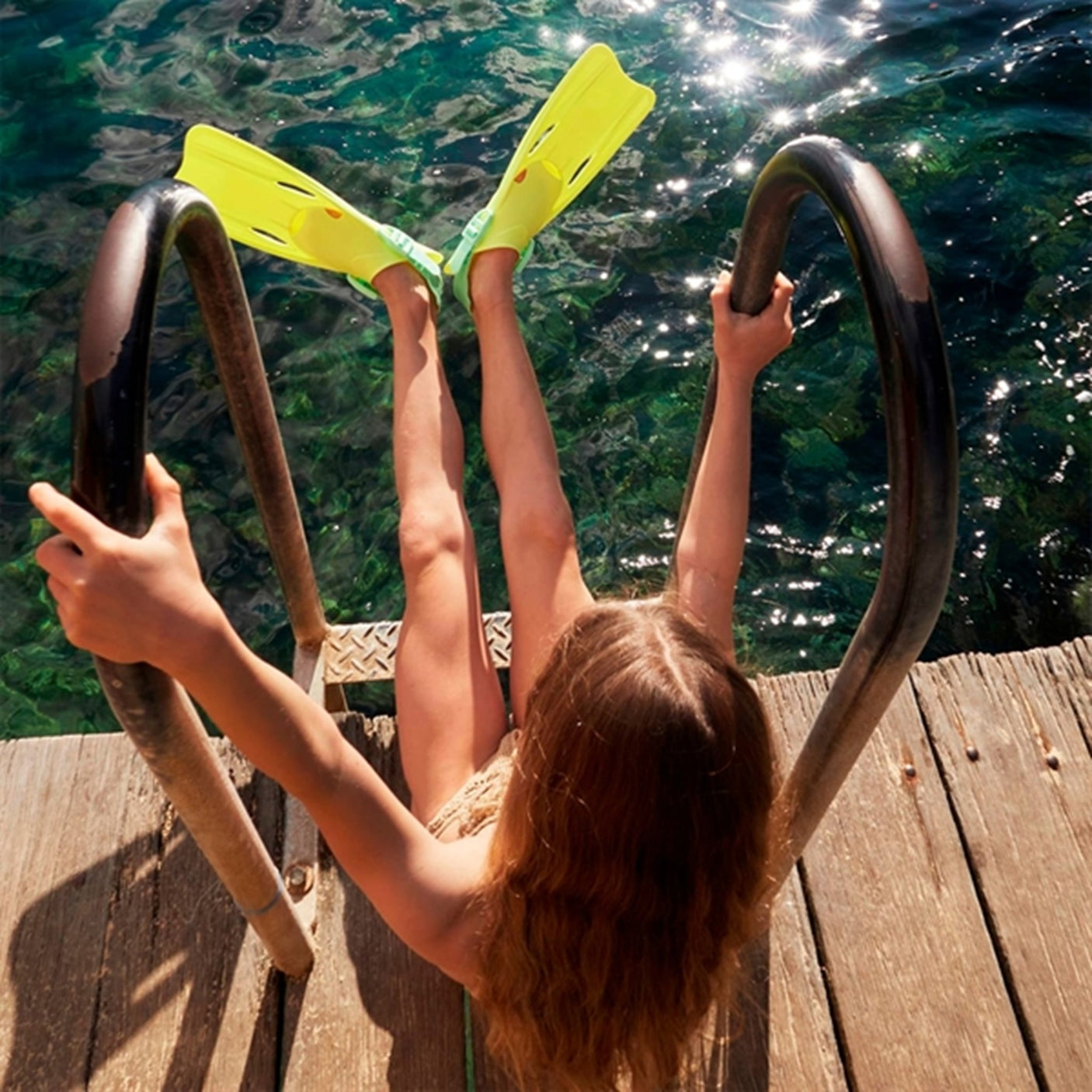 SunnyLife Dive Set Neon Lime