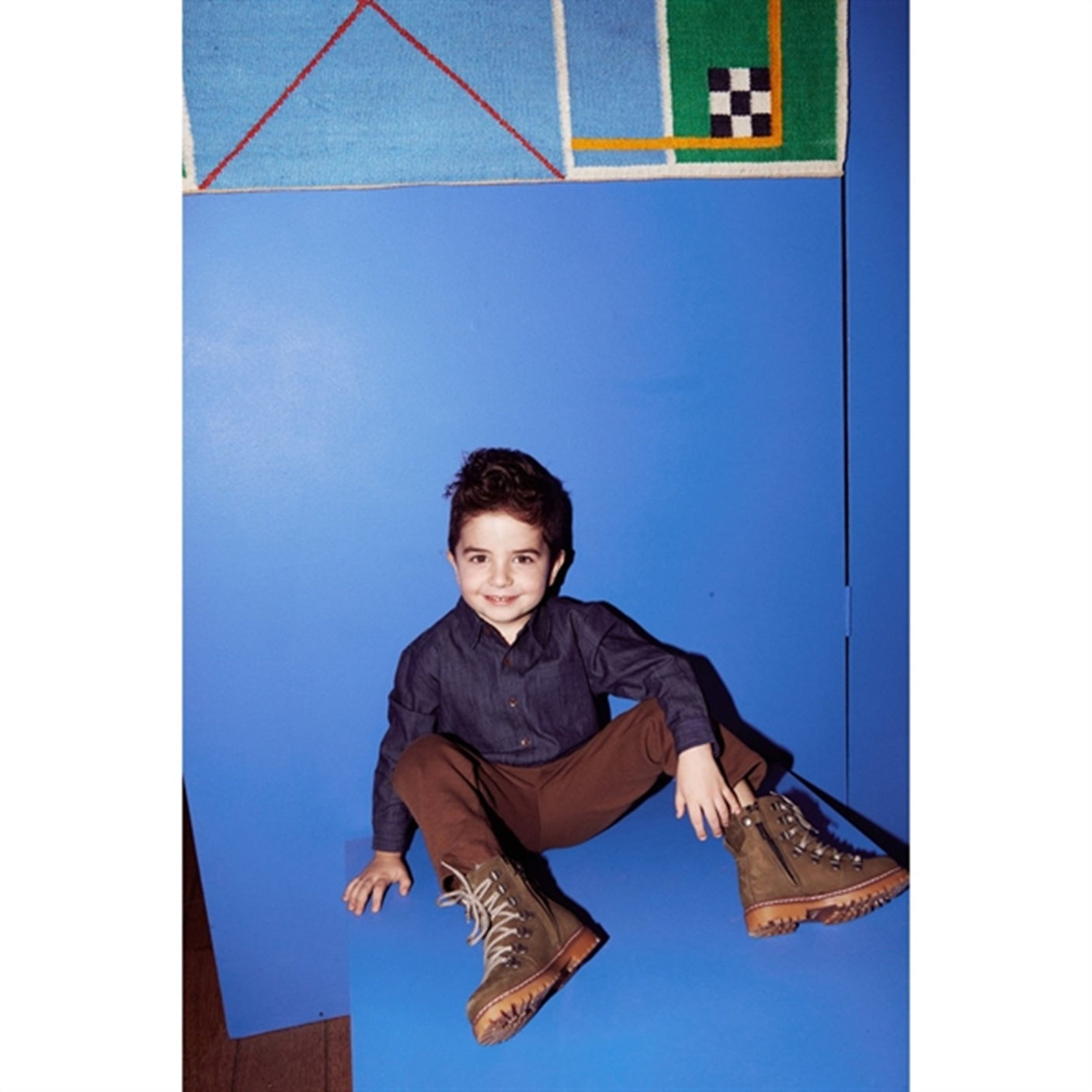 Copenhagen Colors Dk Denim Blue Denim Classic Shirt