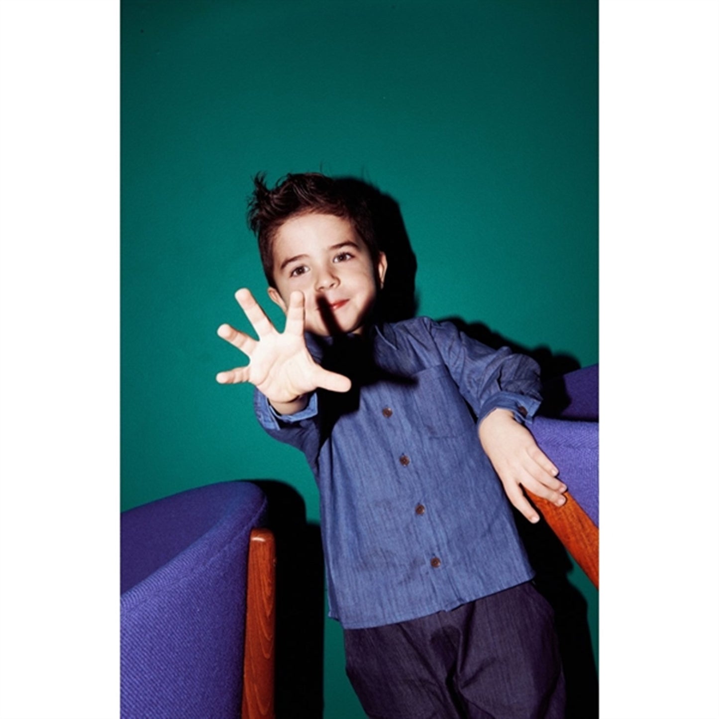 Copenhagen Colors Lt Denim Blue Denim Classic Shirt