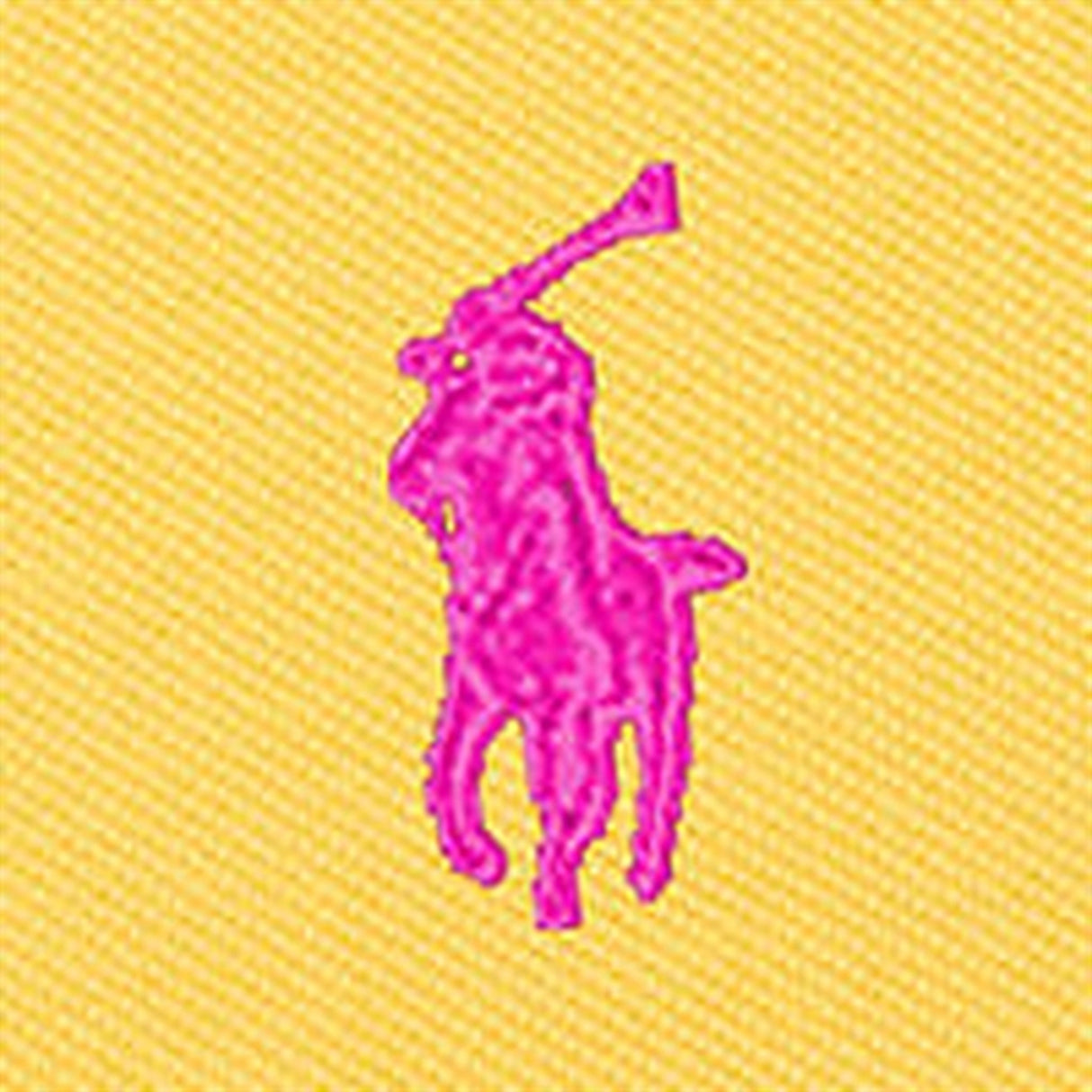 Polo Ralph Lauren Girls Dress Chrome Yellow W/ Bright Pink