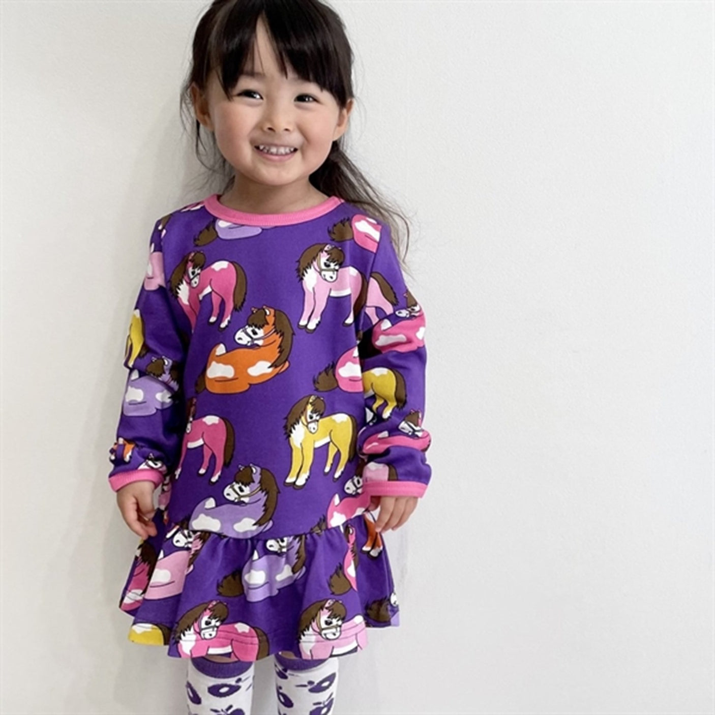 Småfolk Purple Heart Horse Sweatshirt