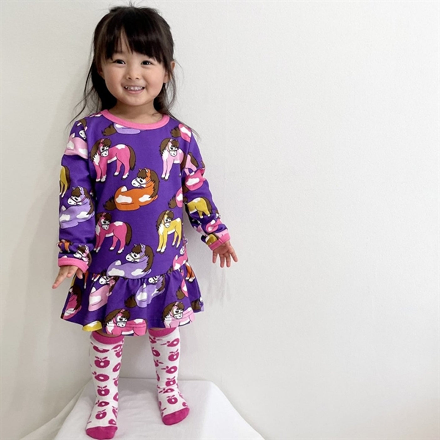 Småfolk Purple Heart Horse Sweatshirt