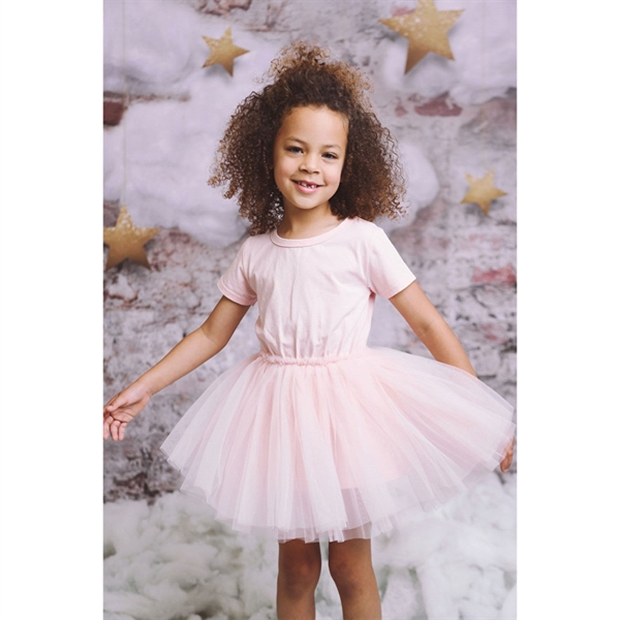 Dolly by Le Petit Tom Tutully T-Shirt Tutu Dress Pink 3