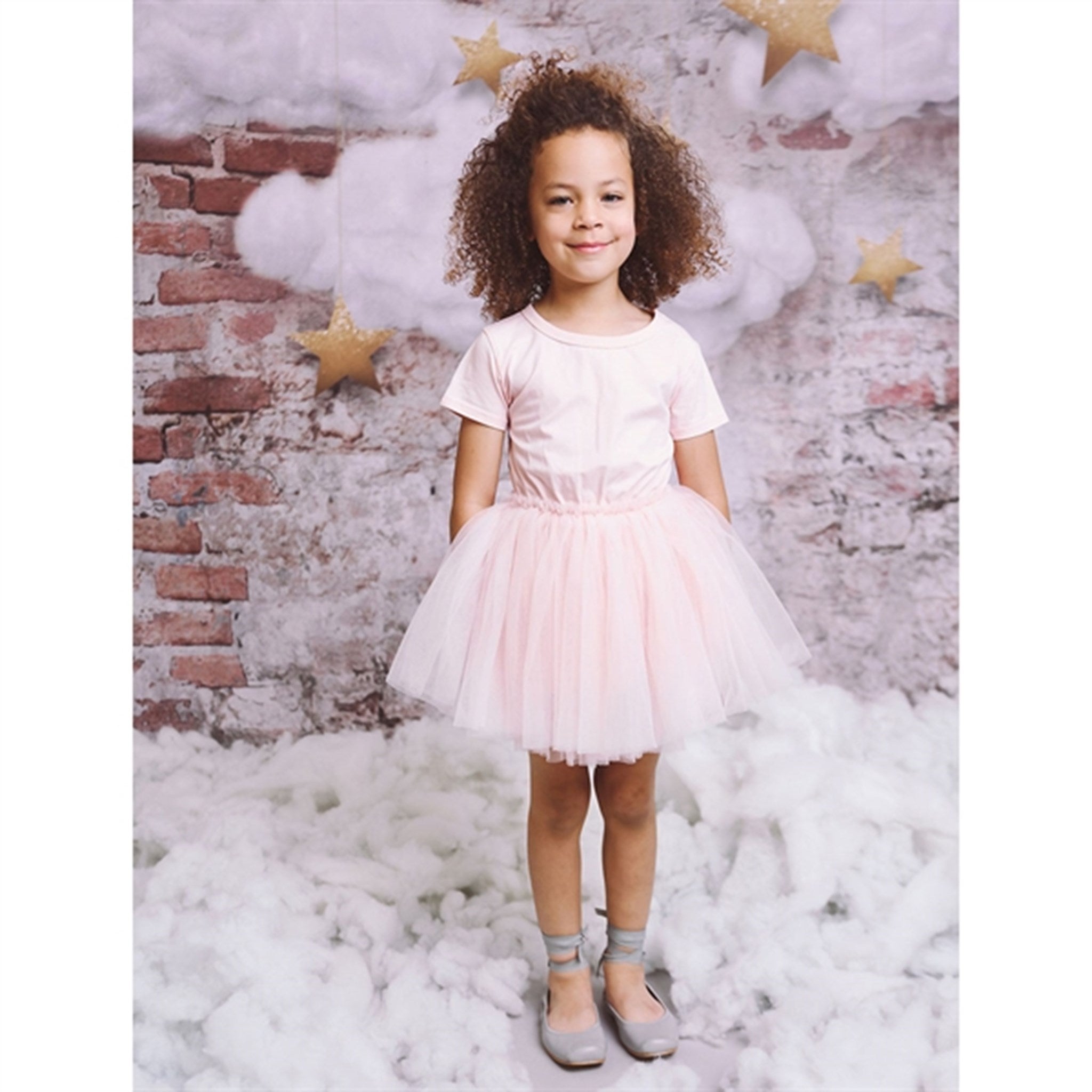 Dolly by Le Petit Tom Tutully T-Shirt Tutu Dress Pink 4
