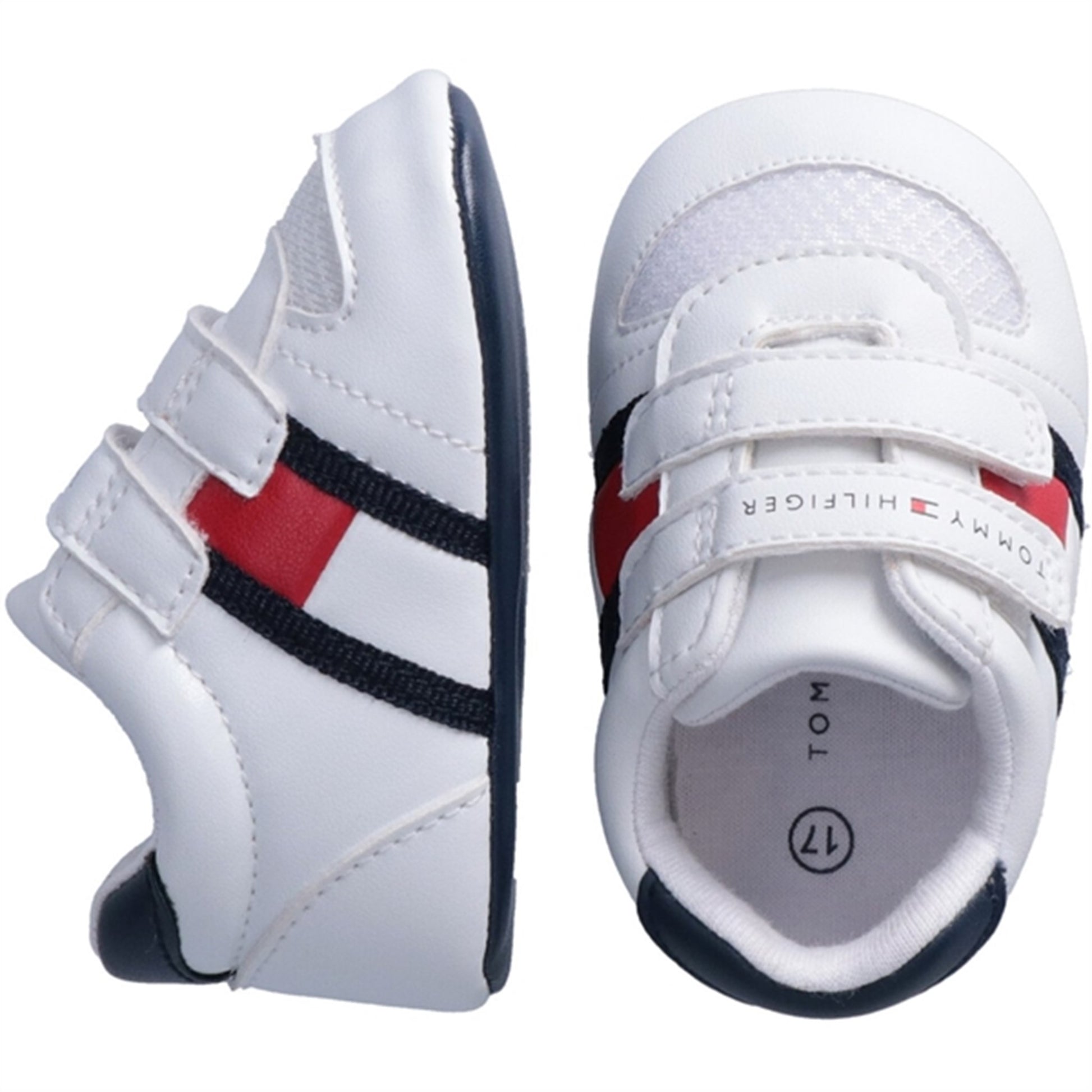 Tommy Hilfiger Flag Velcro Shoes White/Blue