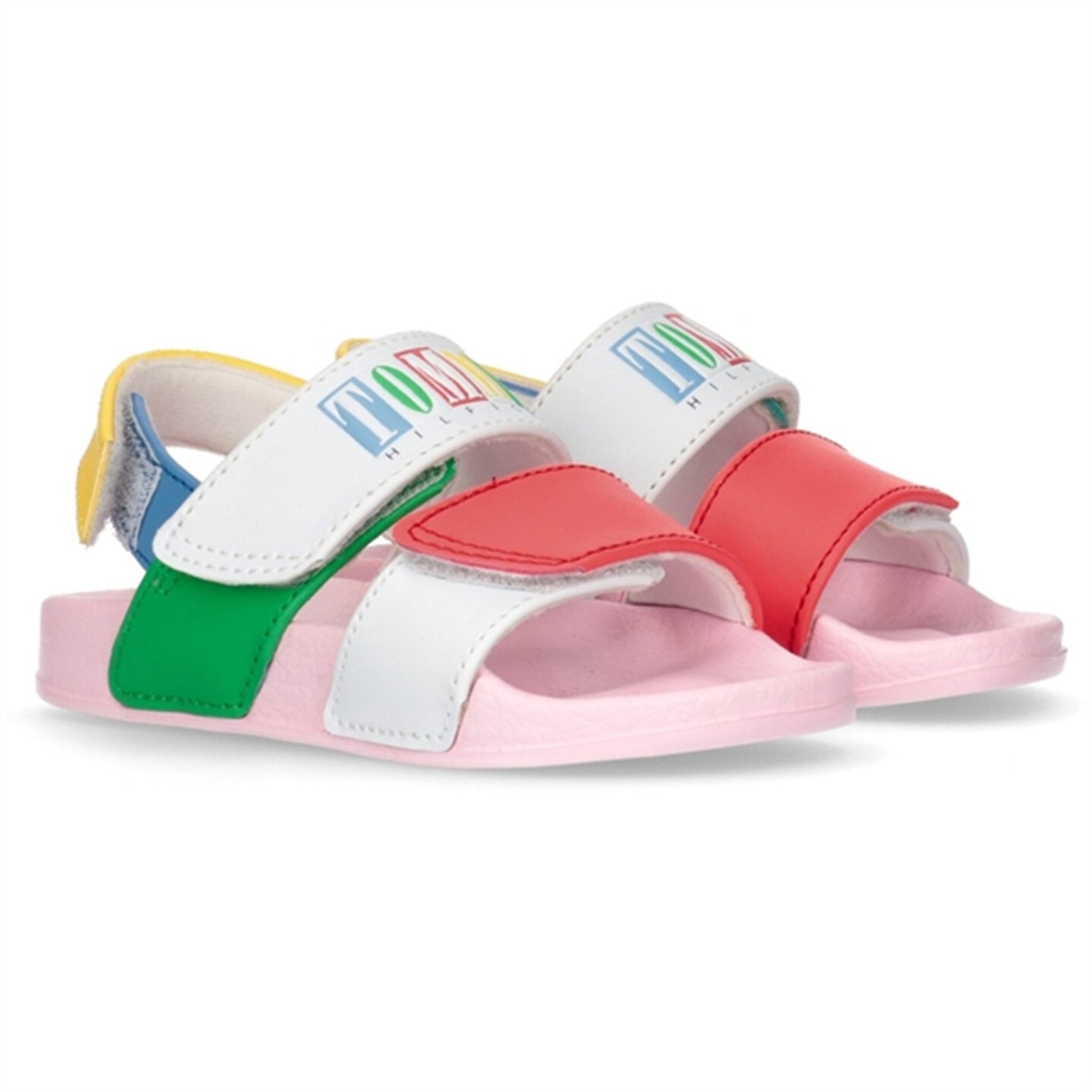 Tommy Hilfiger Logo Velcro Sandal White/Multi