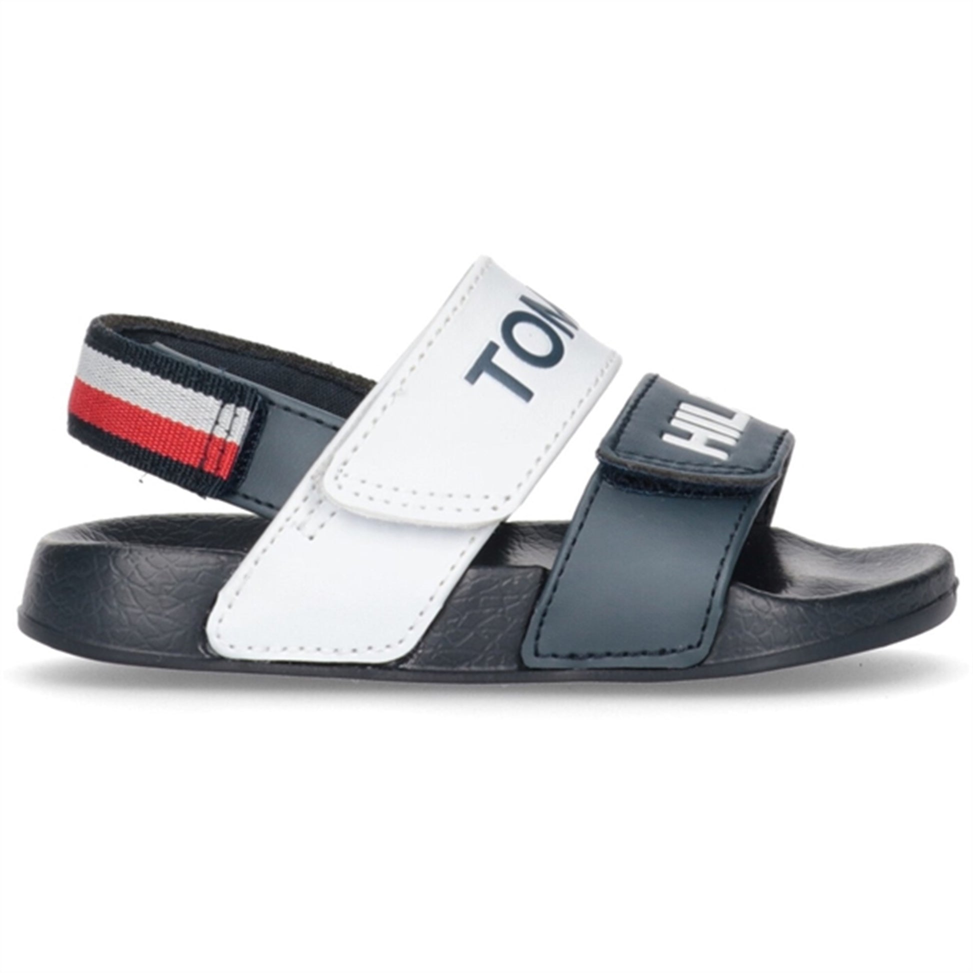 Tommy Hilfiger Logo Velcro Sandal Blue/White/Red