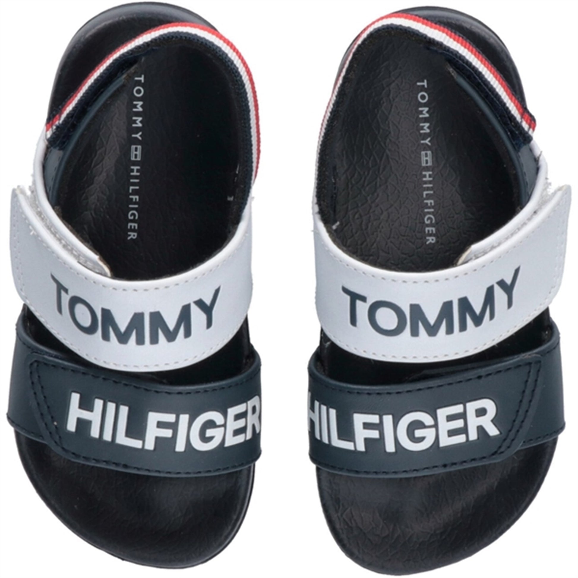 Tommy Hilfiger Logo Velcro Sandal Blue/White/Red