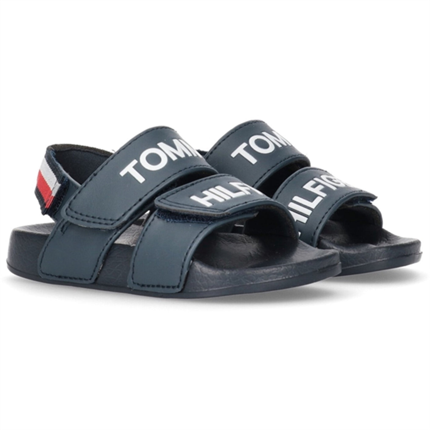 Tommy Hilfiger Logo Velcro Sandal Blue