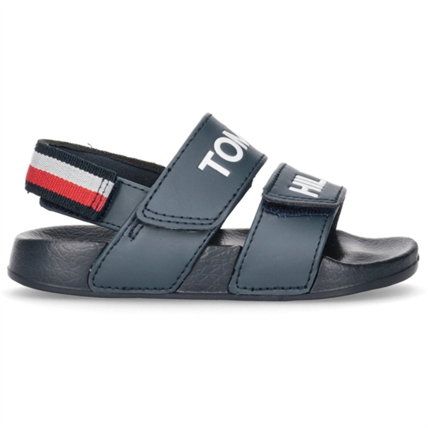 Tommy Hilfiger Logo Velcro Sandal Blue