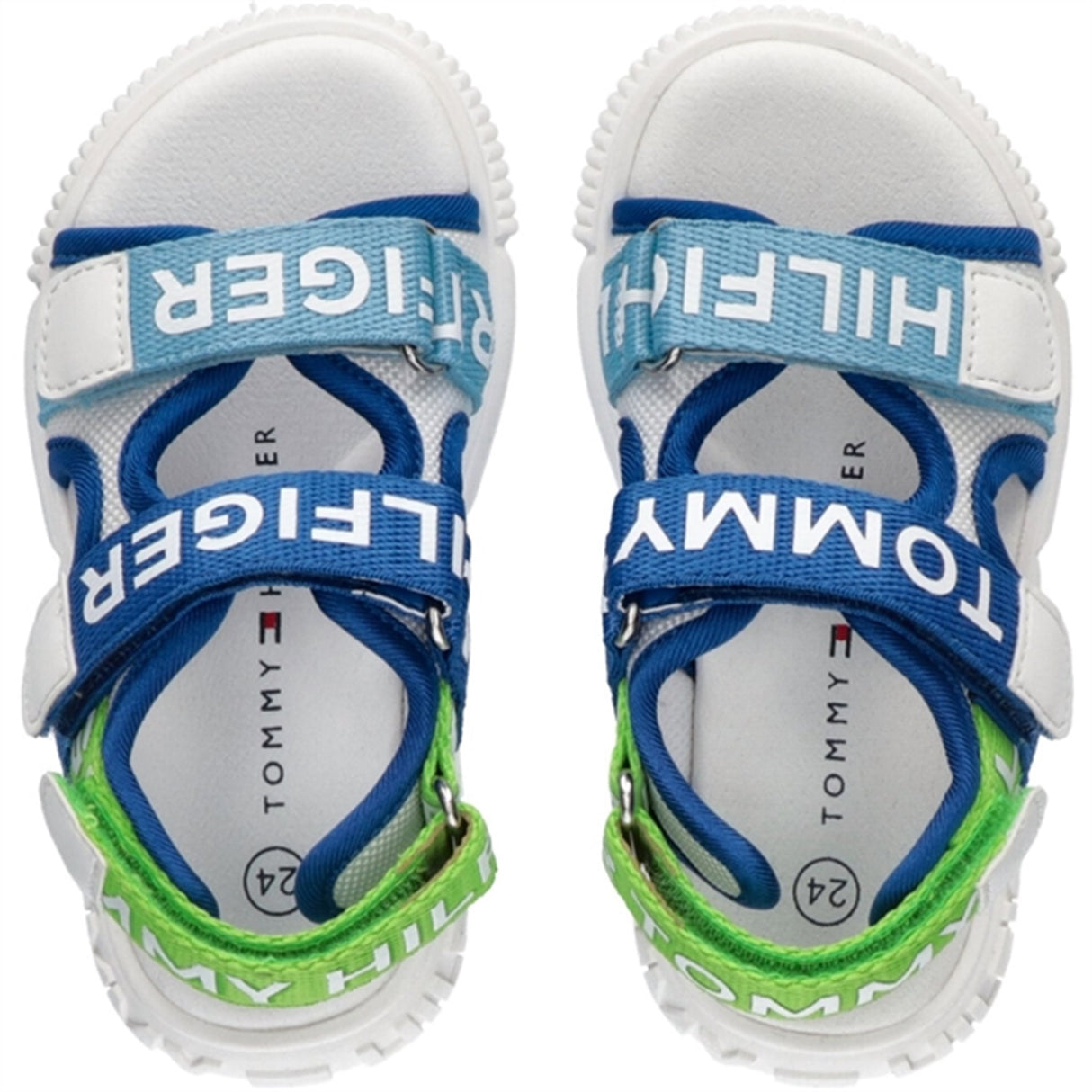 Tommy Hilfiger Logo Velcro Sandal White/Multi