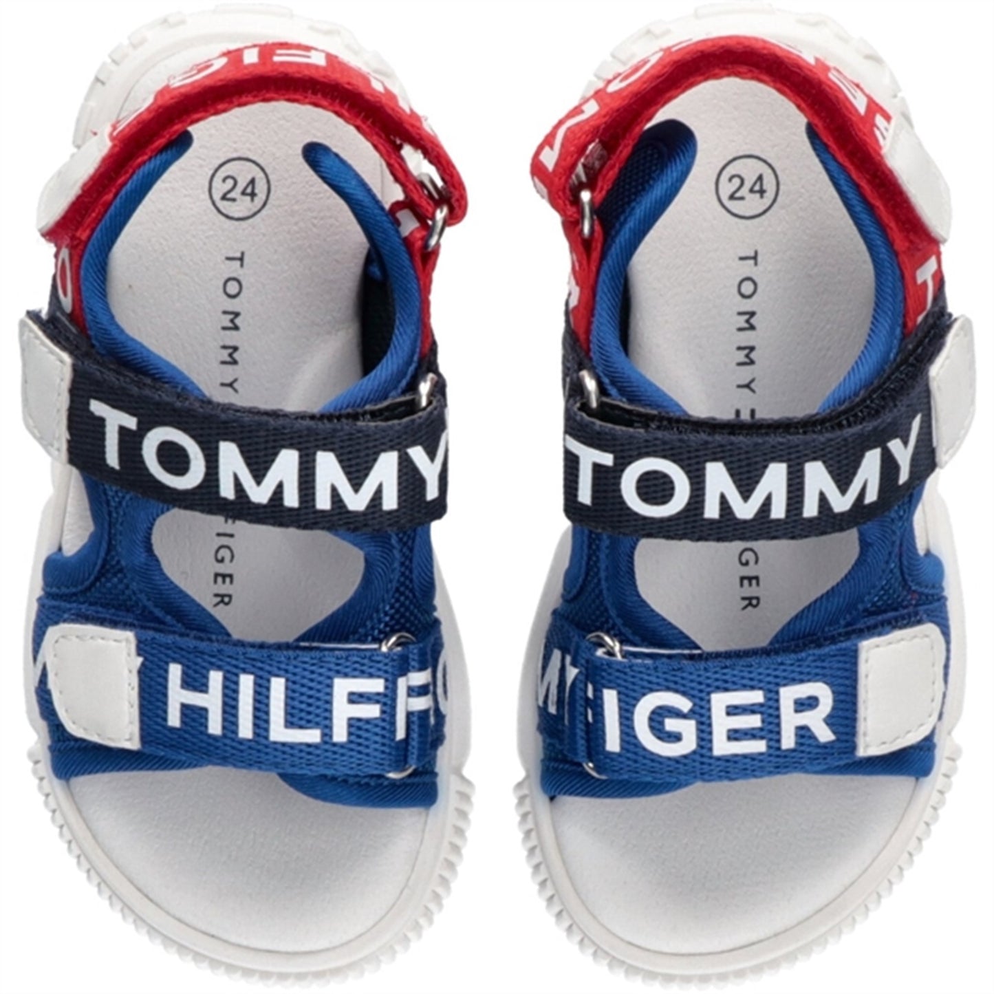 Tommy Hilfiger Logo Velcro Sandal Royal/Blue/Red