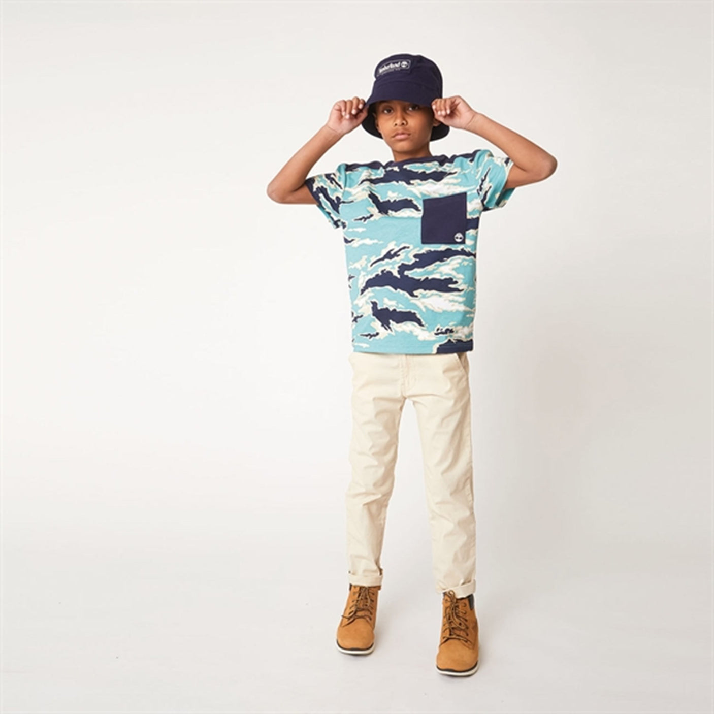 Timberland White Short Sleeve T-shirt