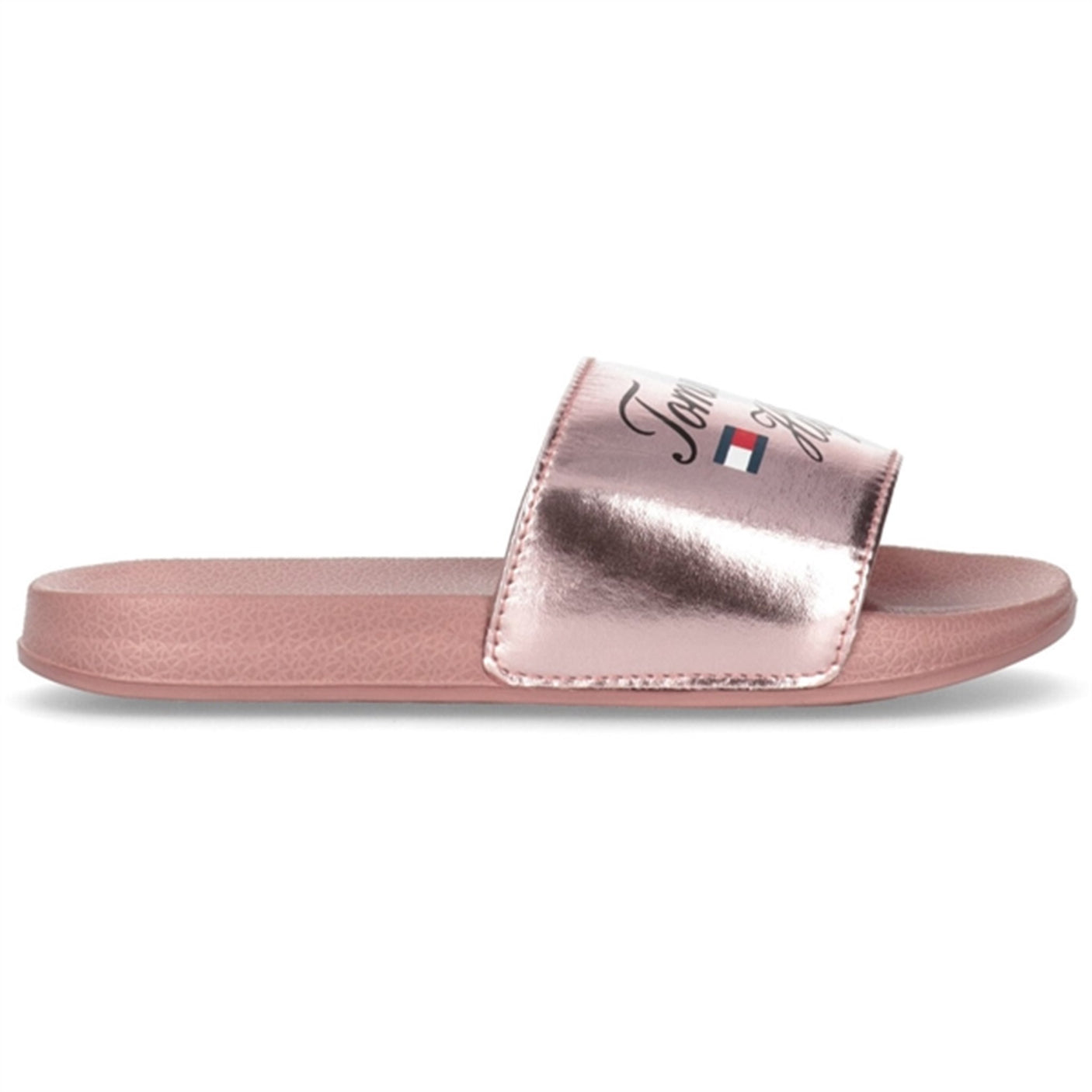 Tommy Hilfiger Logo Pool Slide Rose Gold