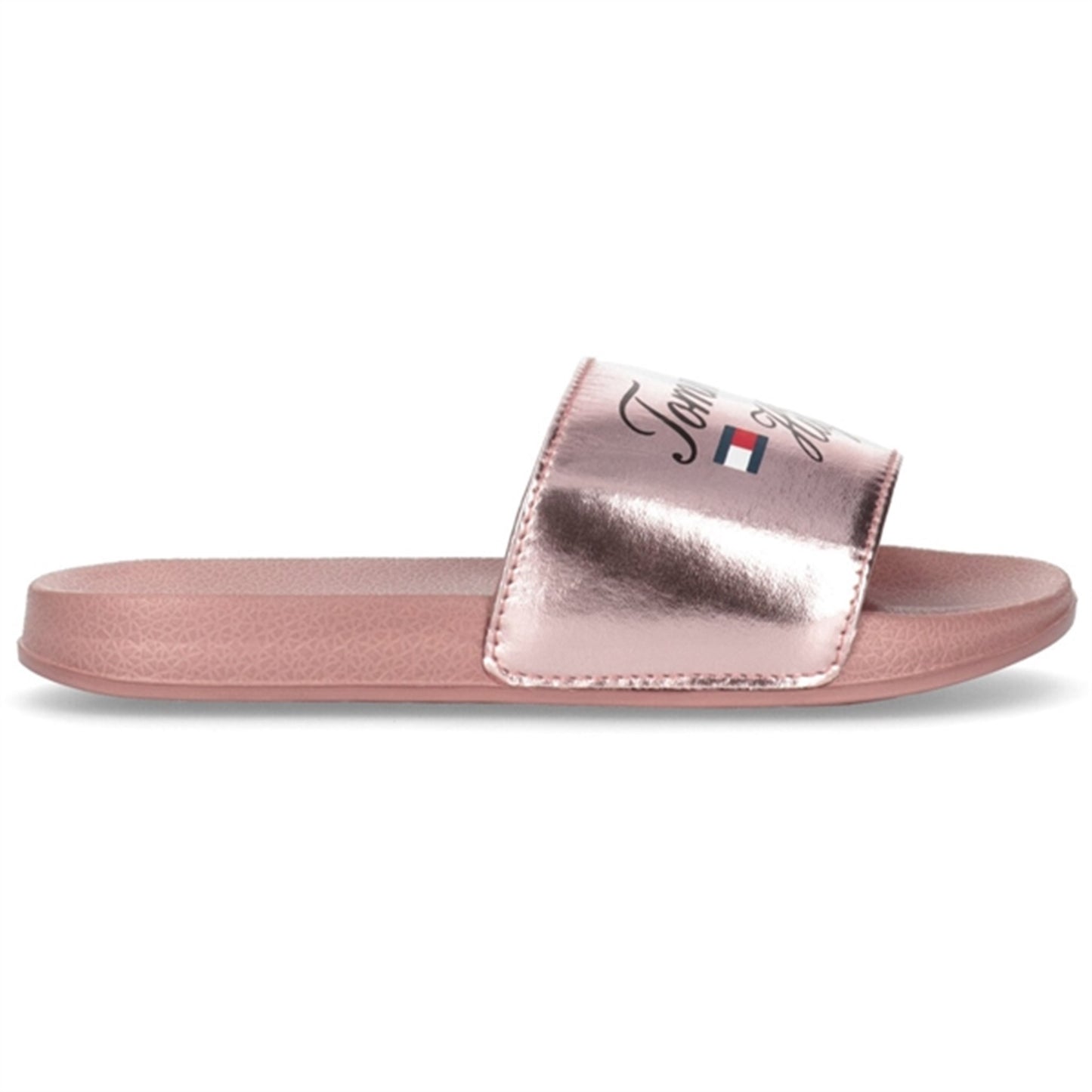 Tommy Hilfiger Logo Pool Slide Rose Gold